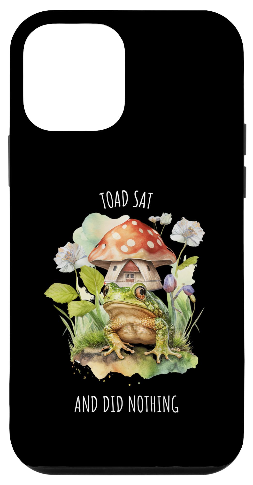iPhone 12 mini TOAD SAT AND DID NOTHING COTAGECORE レディース スマホケース