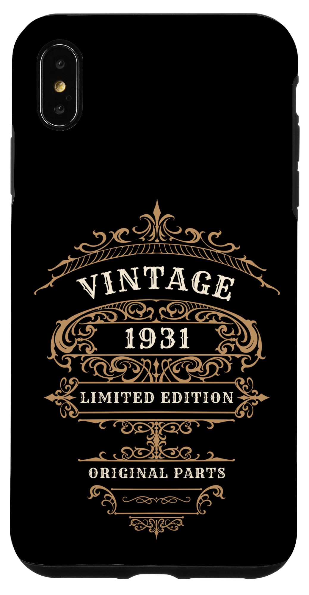 iPhone XS Max Vintage BIRTHDAY、限定版1931、オリジナルパーツ。 スマホケース