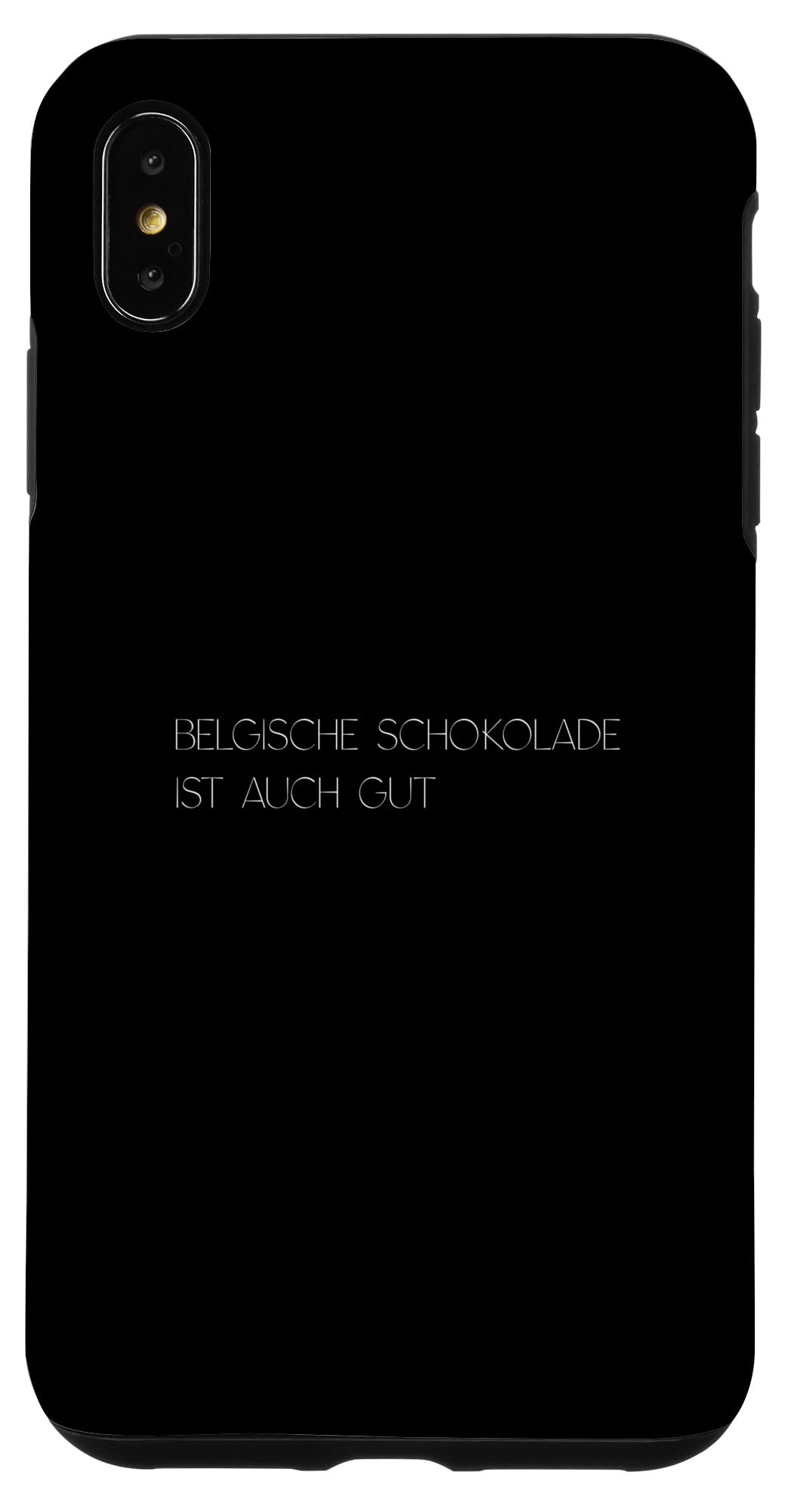 iPhone XS Max belgische Schokolade ist auch gut : ユニークでインスピレーション スマホケース