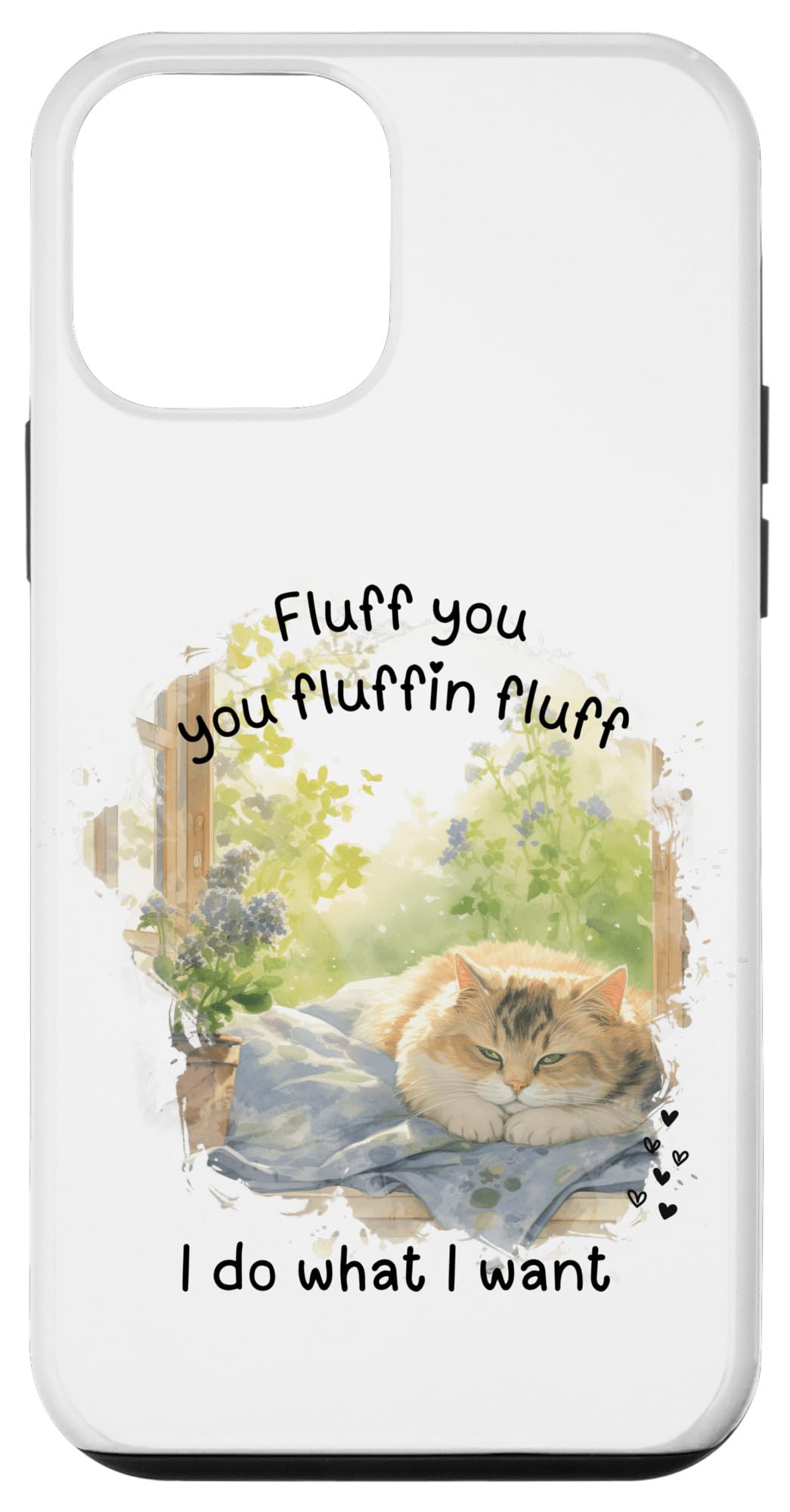 iPhone 12 mini 猫濫りがわしい、フラッフ・ユー、ユウ・フワフワ、伸び伸びするできる眠其れは其れはな子ネコ スマホケース ケース・カバー-スマートフォン・タブレット