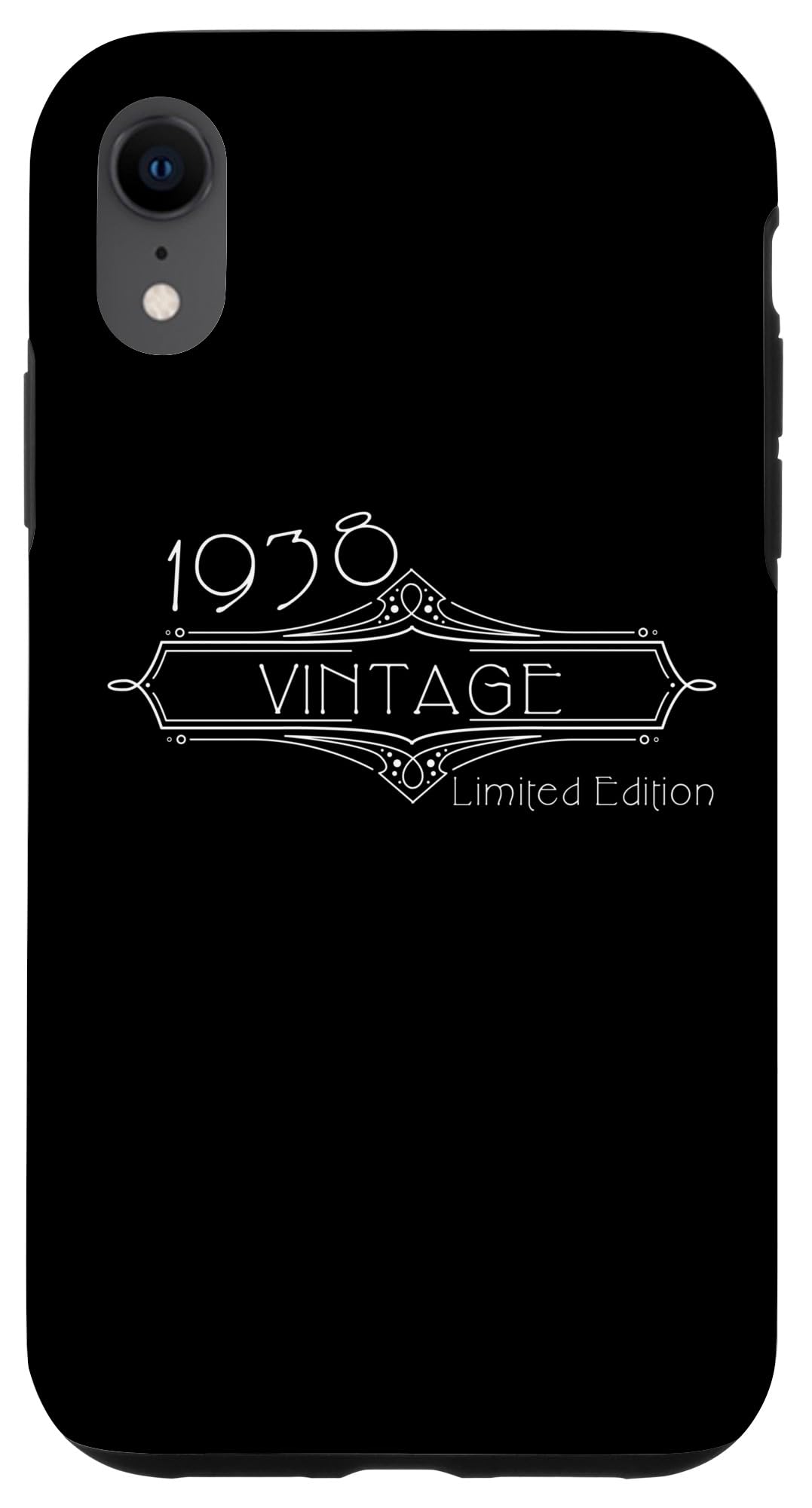 iPhone XR 1938年ヴィンテージ誕生日、限定版、アールデコデザイン。 スマホケース