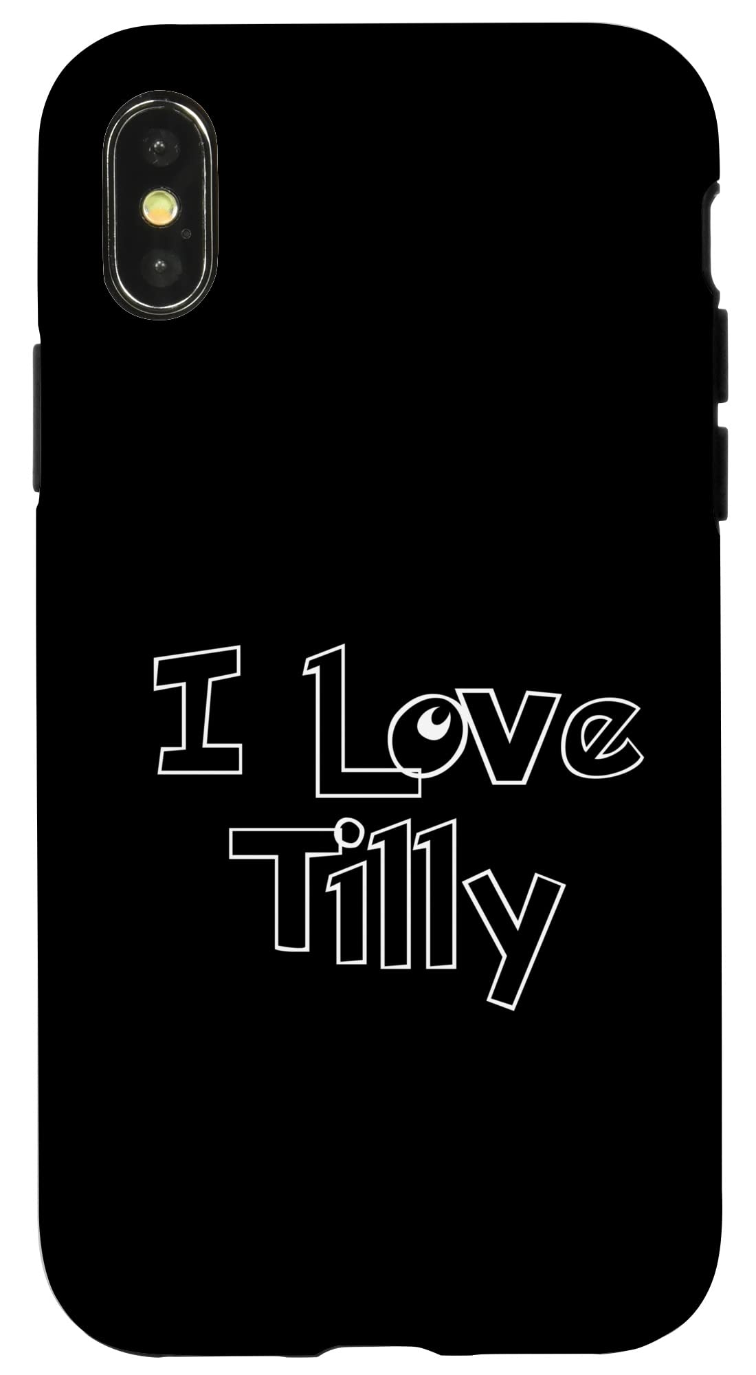 iPhone X/XS ティリー・パピー・ドッグが大好き スマホケース