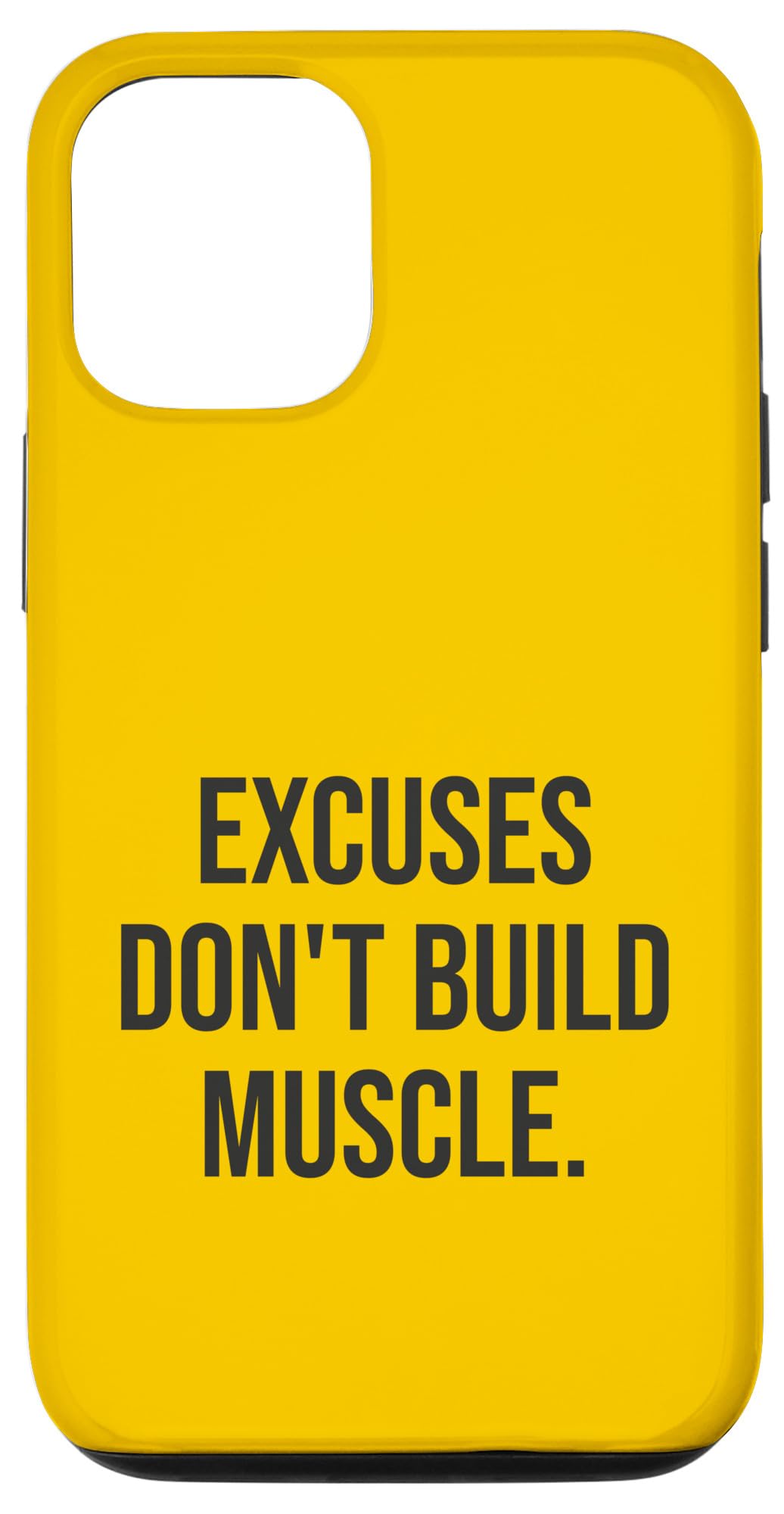 iPhone 15 Excuses Don\u0027t Build Muscle, Gym Workout Fitness モチベーションアップ スマホケース スマートフォン・タブレット-スマートフォン・携帯電話アクセサリー-ケース・カバー