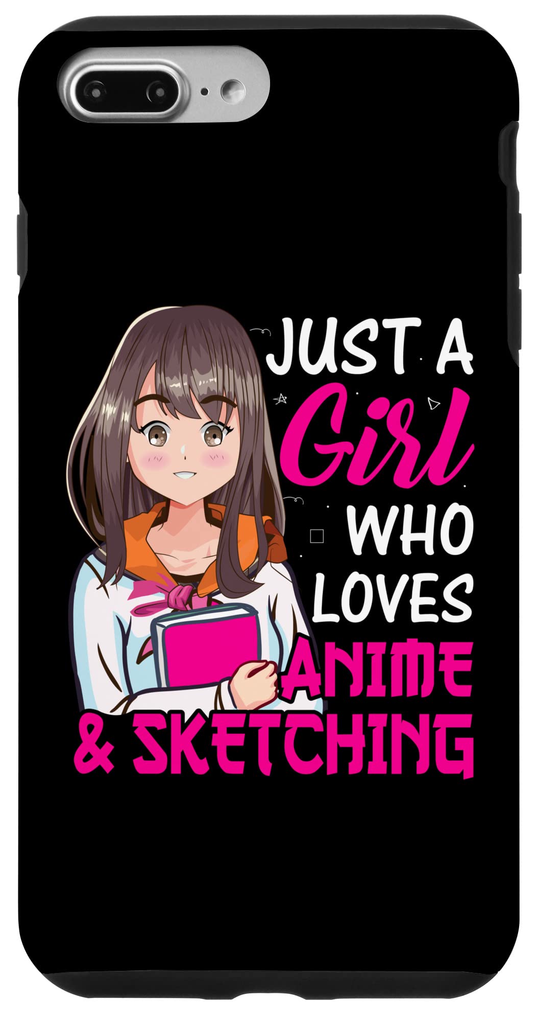 iPhone 7 Plus/8 Plus アニメや日本画、マンガが好きな女の子向け スマホケース