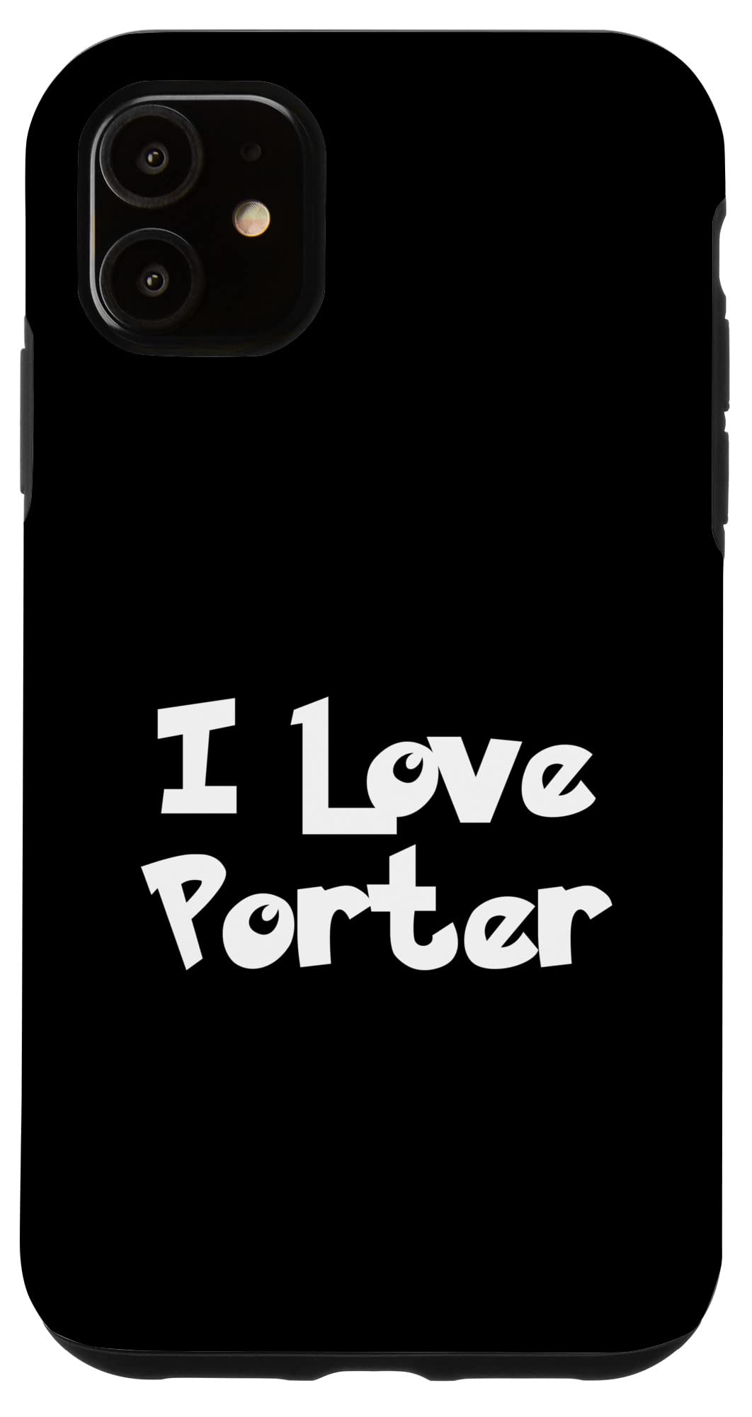 iPhone 11 ポーター・パピー・ドッグが大好き スマホケース