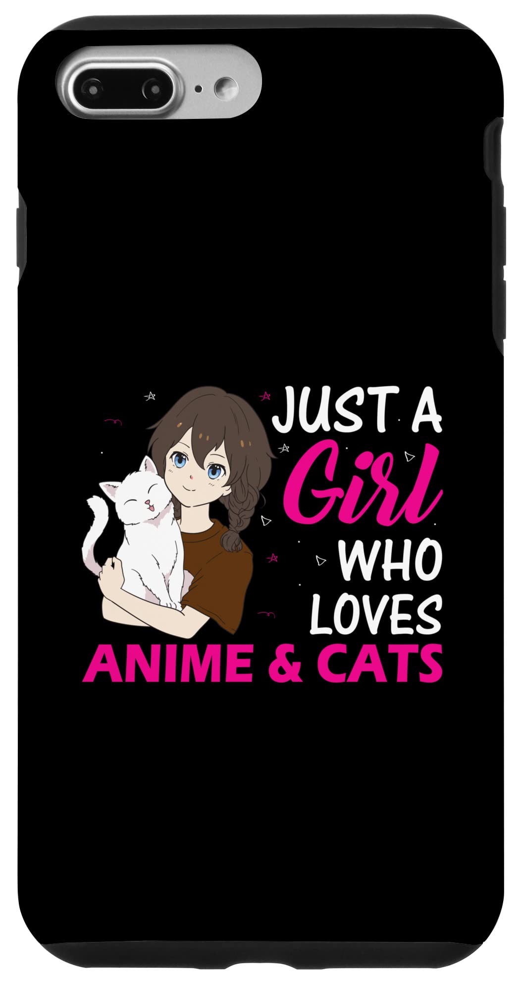 iPhone 7 Plus/8 Plus アニメや日本画、マンガが好きな女の子向け スマホケース