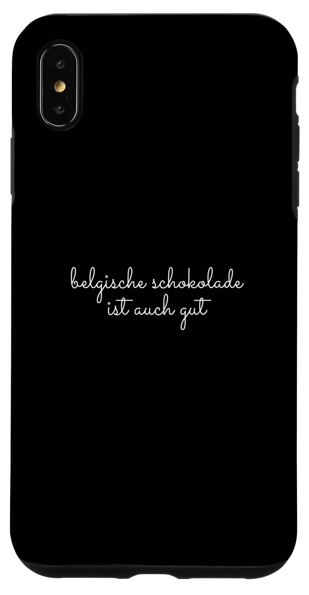 iPhone XS Max belgische Schokolade ist auch gut : ユニークでインスピレーション スマホケース