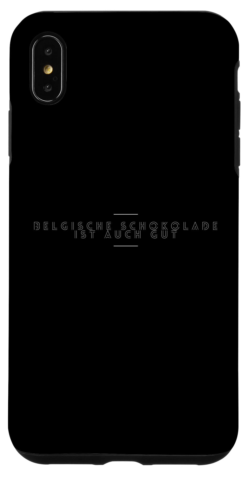 iPhone XS Max belgische Schokolade ist auch gut : ユニークでインスピレーション スマホケース