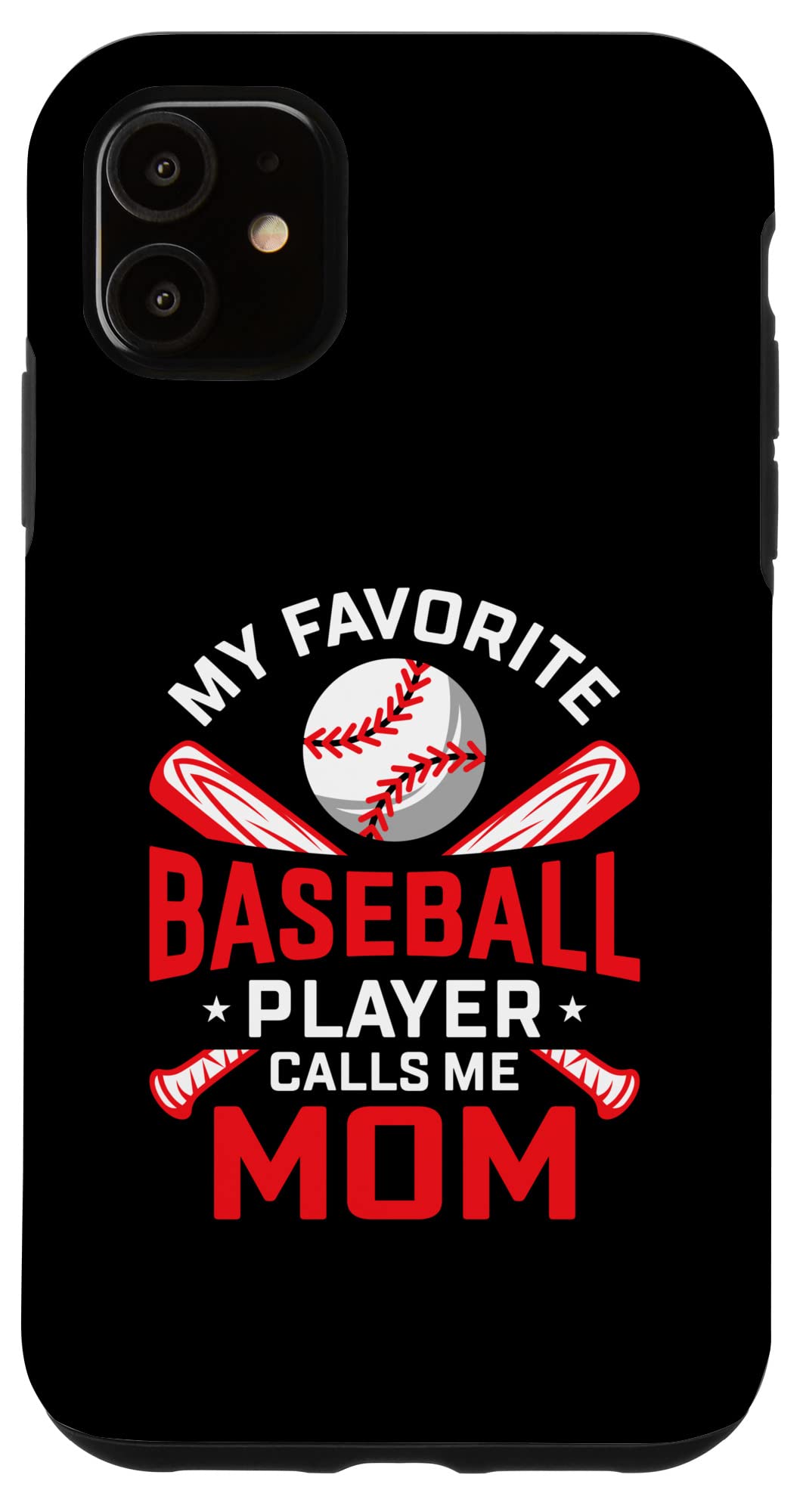 iPhone 11 面白可笑しいベースボール愛国主義的な図案化のベースボール運動選手の御父っつぁんの御坊っちゃん スマホケース ケース・カバー-スマートフォン・タブレット-スマートフォン・携帯電話アクセサリー
