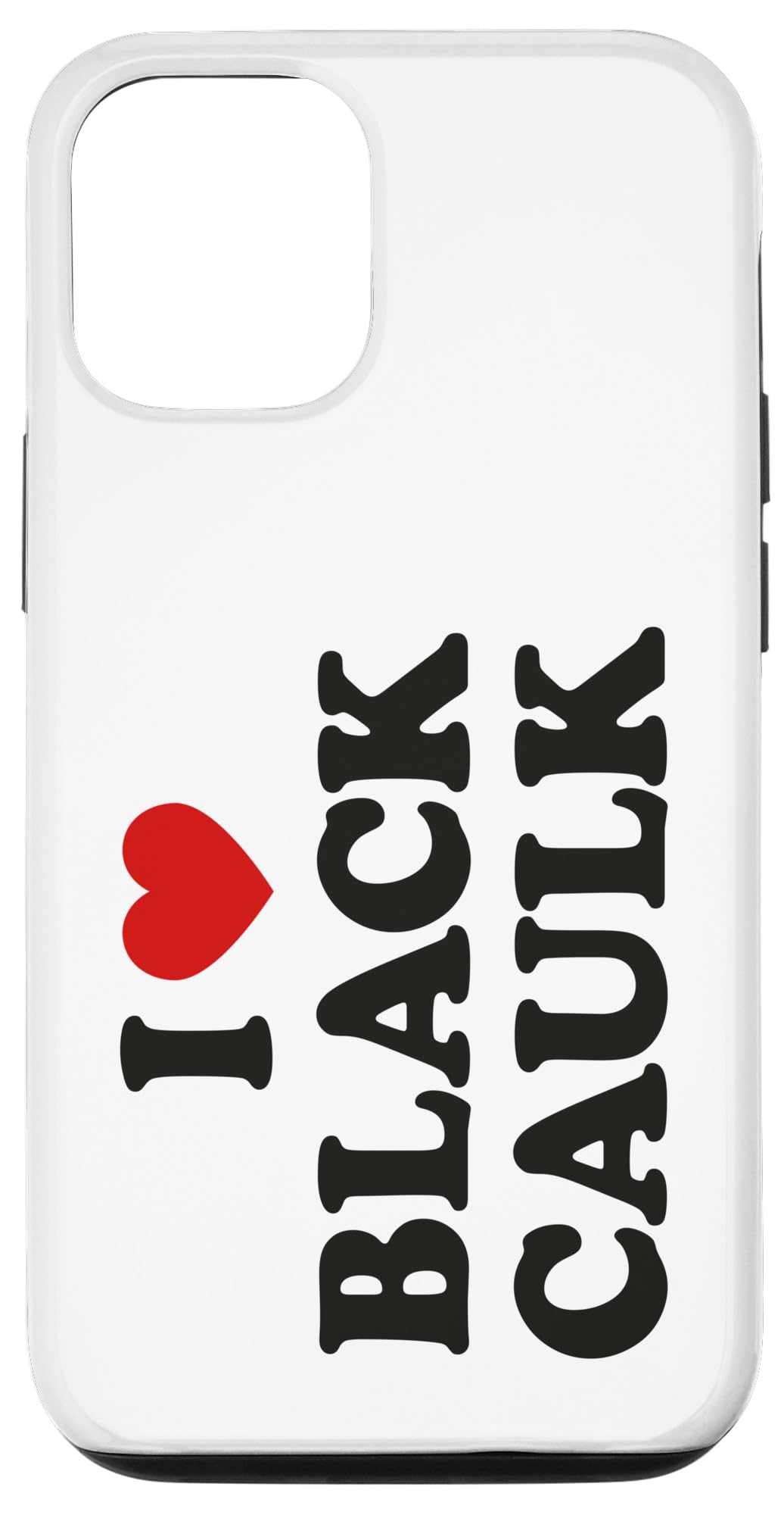 iPhone 14 ブラックコーキングラブミーム スマホケース