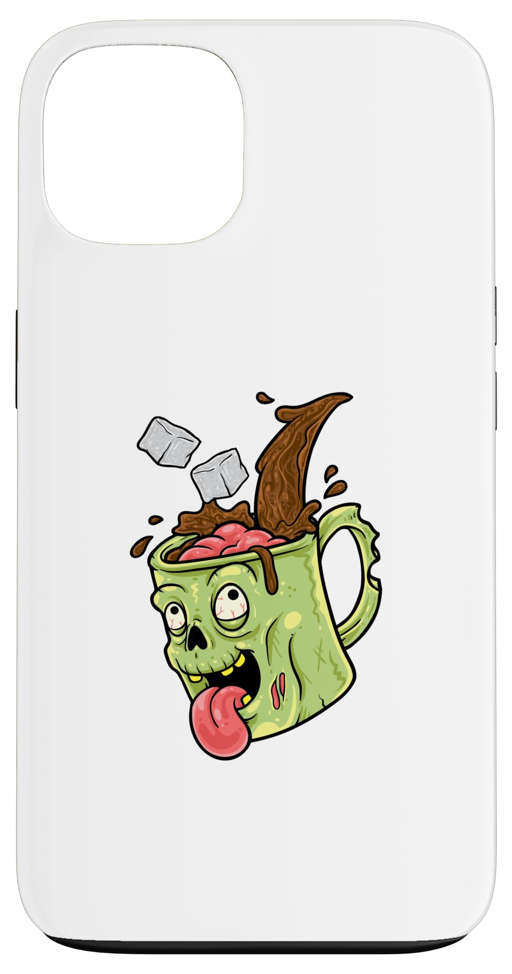 iPhone 13 ゾンビコーヒーマグフェイス スマホケース
