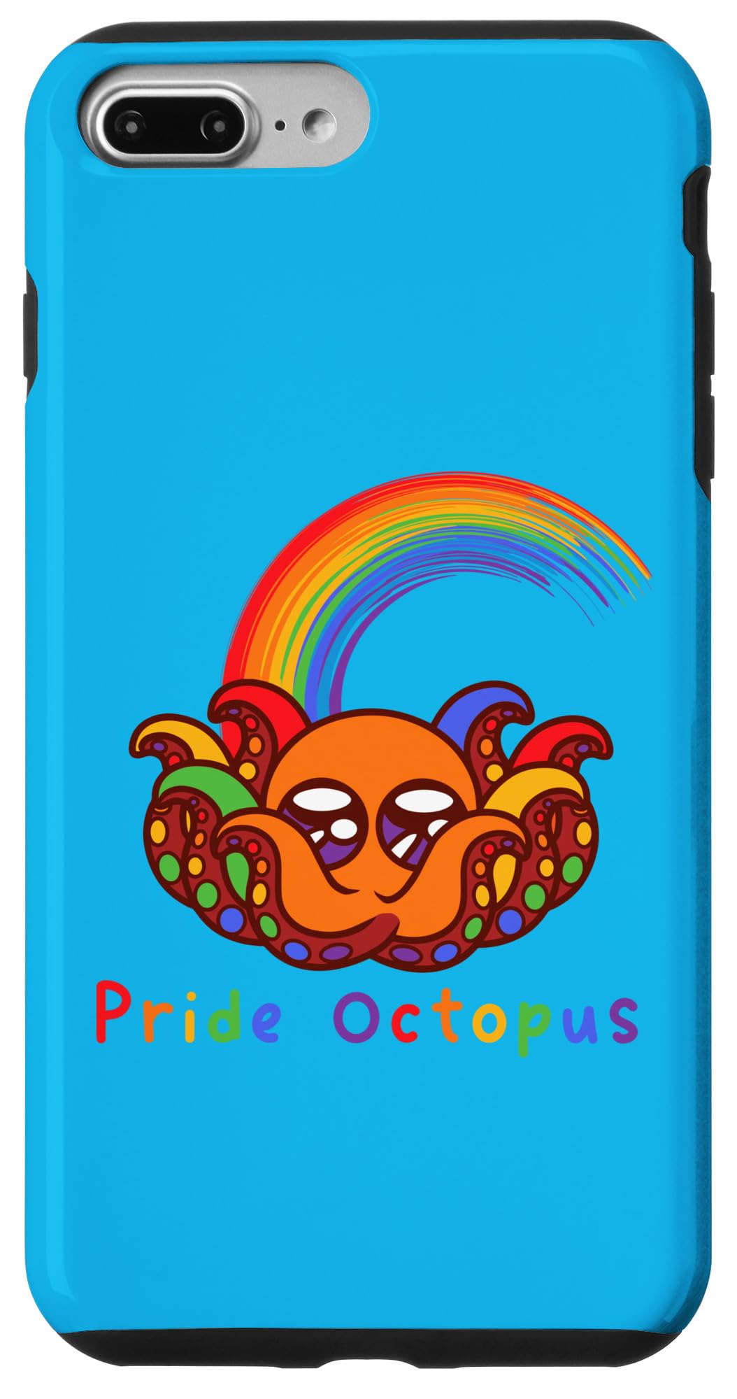 iPhone 7 Plus/8 Plus Pride Octopus | LGBTQ+ Love is Love Gay Pride 虹霓信号旗 スマホケース スマートフォン・携帯電話アクセサリー-スマートフォン・タブレット