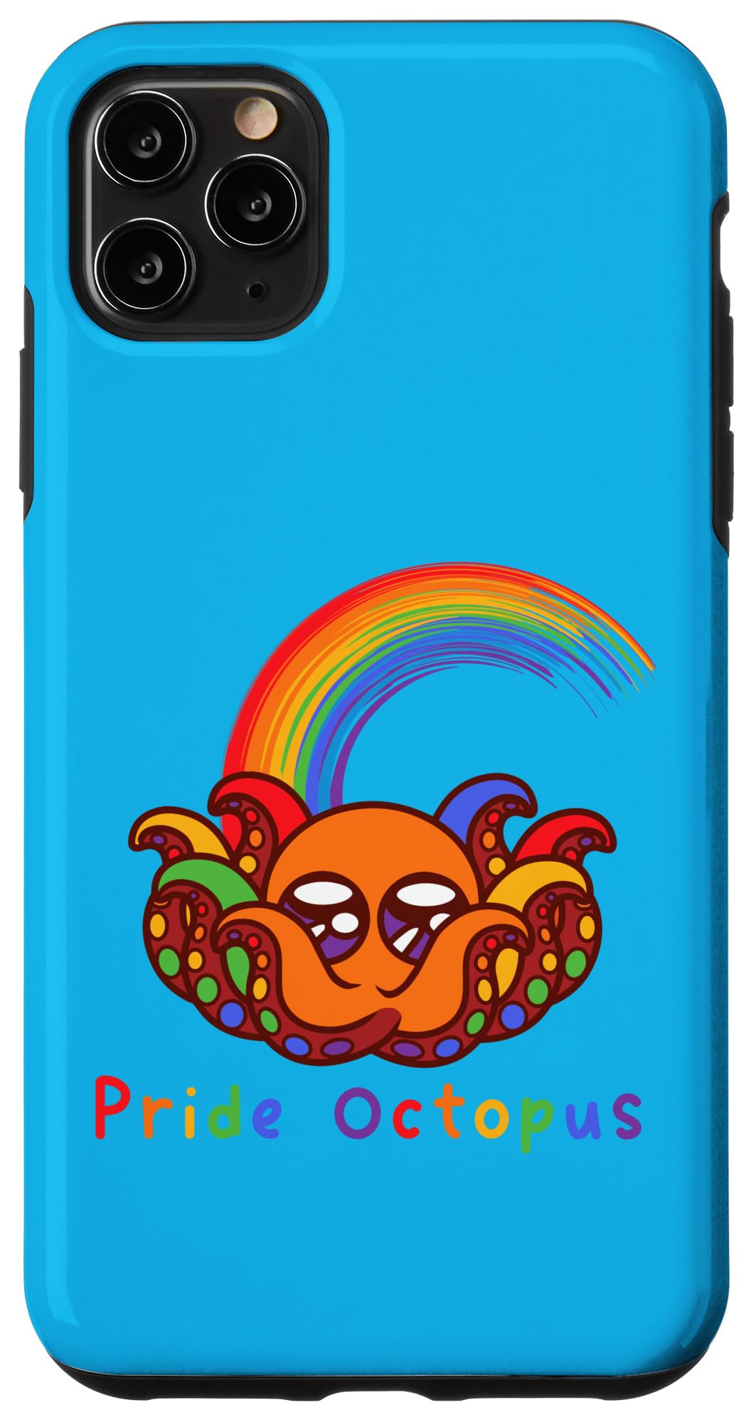 iPhone 11 Pro Max Pride Octopus | LGBTQ+ Love is Love Gay Pride レインボーフラッグ スマホケース｜WES STORE