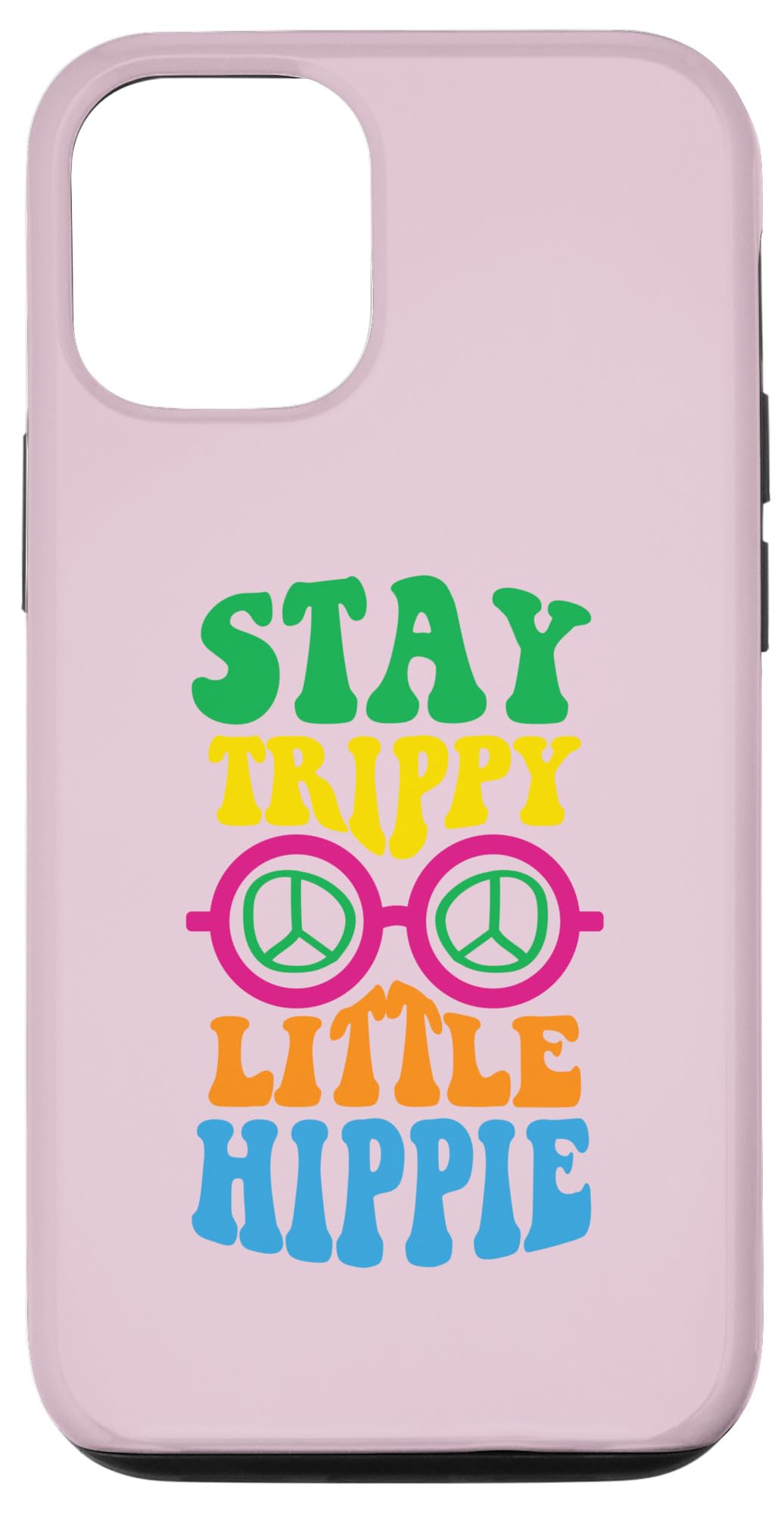 iPhone 13 Stay Trippy Little Hippie ヴィンテージ レトロ テーマ ヒッピーモーメント スマホケース｜WES STORE
