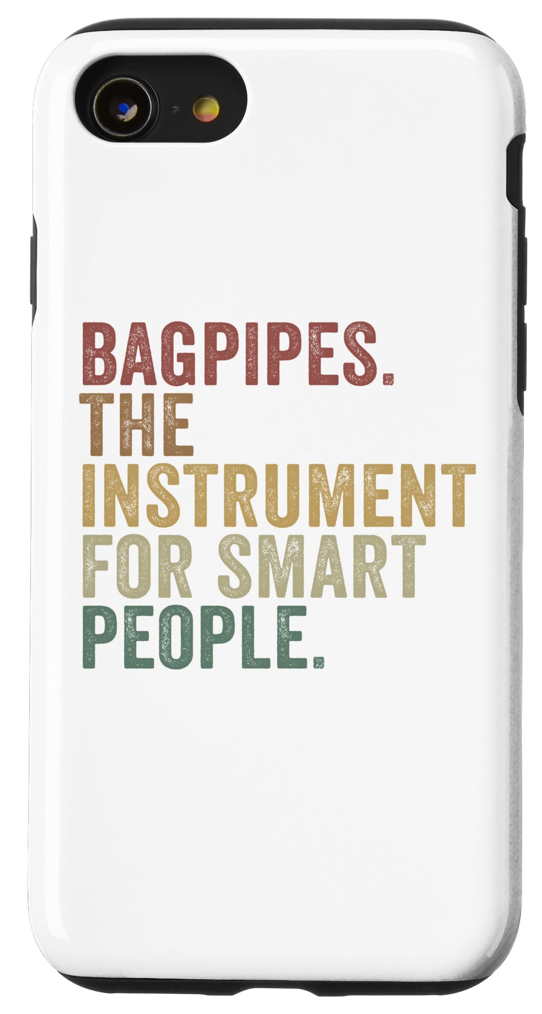 iPhone SE (2020) / 7 / 8 Bagpipes The Instruments for Smart People Funny Scottish スマホケース｜WES STORE