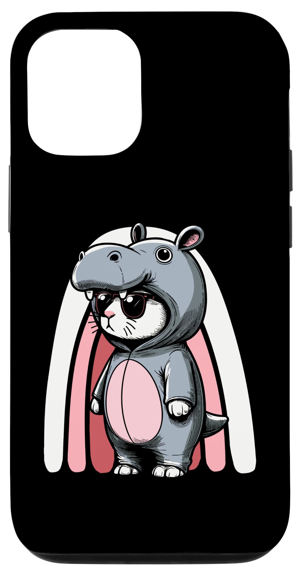 iPhone 13 カバ ウサギ カバ ウサギ スマホケース