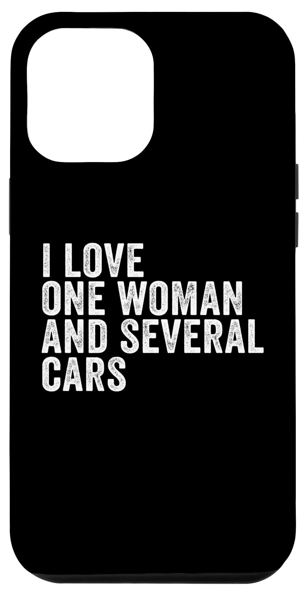 iPhone 14 Pro Max I Love One Woman And Sfew Cars 面白い自動車整備士 スマホケース