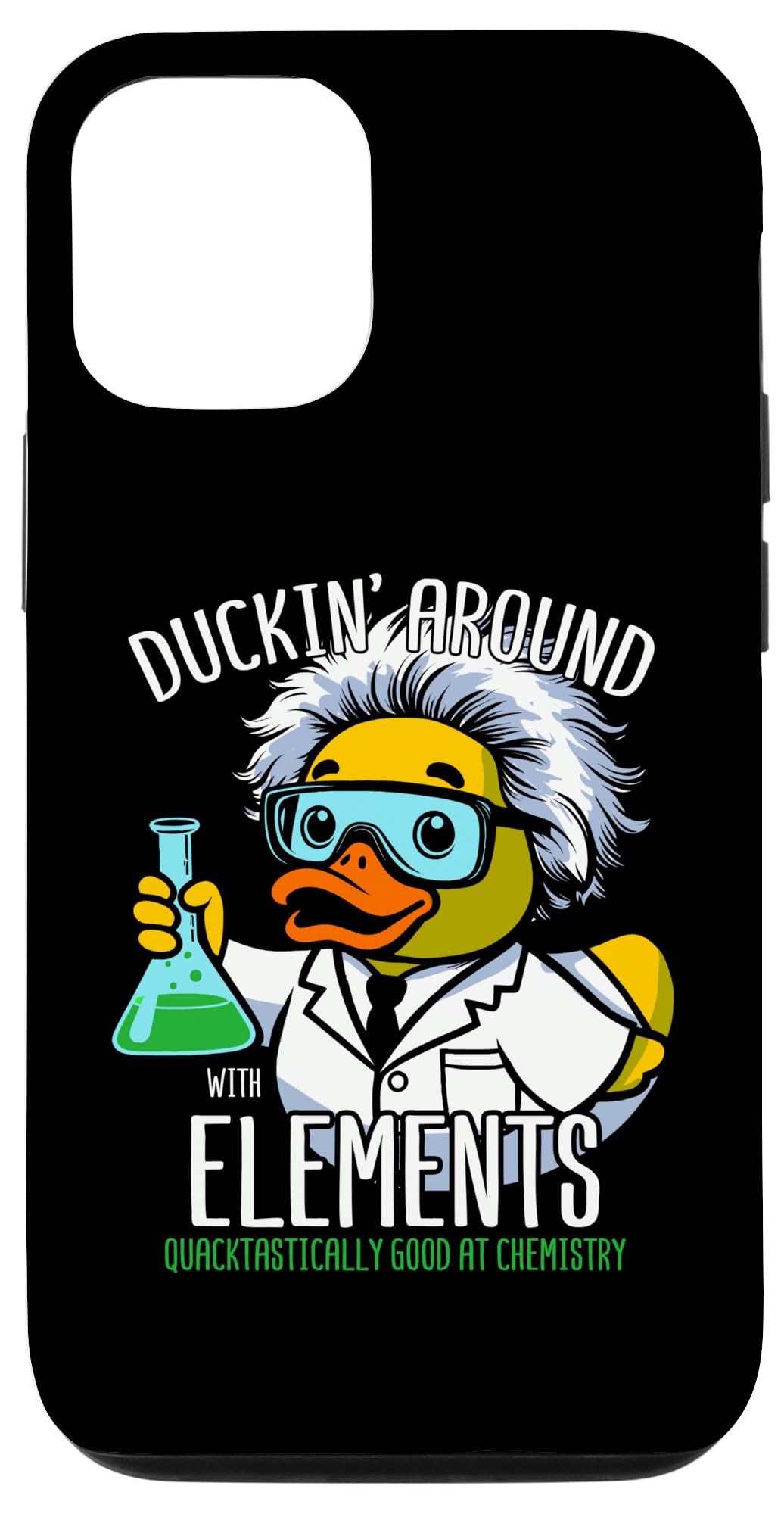 iPhone 13 Pro Chemistry Rubber Duck Chemist アヒル スマホケース