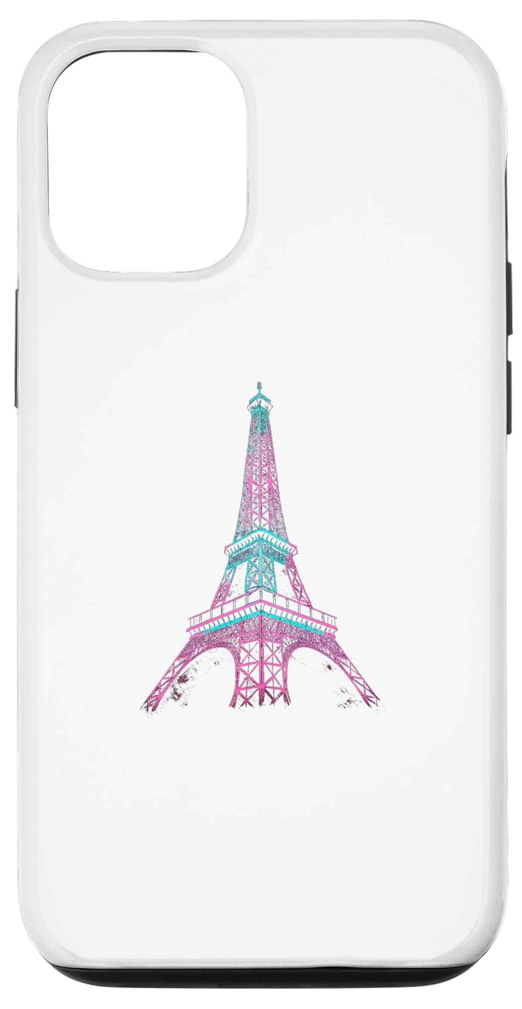 iPhone 12/12 Pro I Love Paris エッフェル塔 フランス共和国 スマホケース ケース・カバー-スマートフォン・タブレット