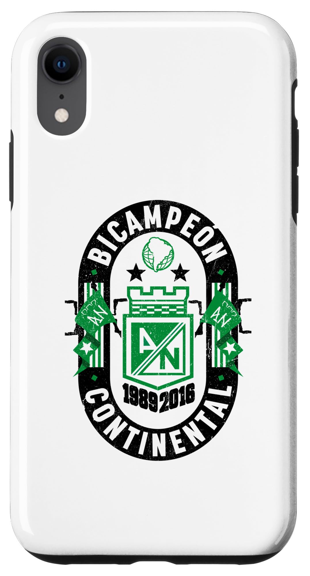iPhone XR Atletico Nacional de Medellin Bicampeon制限事項寄せあわせ スマホケース