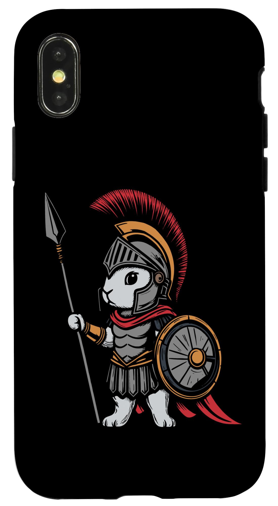 iPhone X/XS スパルタンバニー スパルタン戦士ラビットスパルタ スマホケース