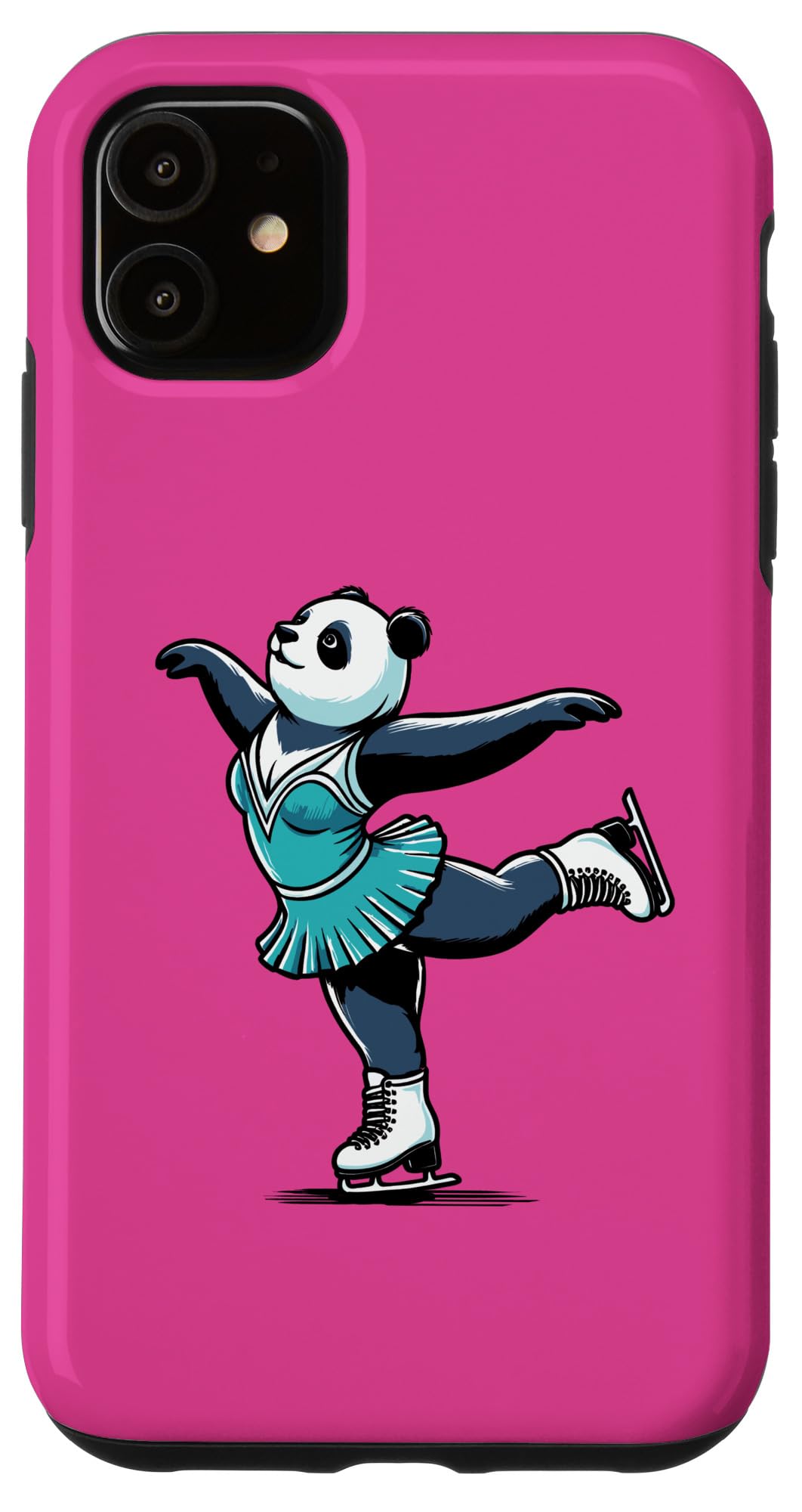 iPhone 11 フィギュアスケート パンダ アイスダンス スマホケース