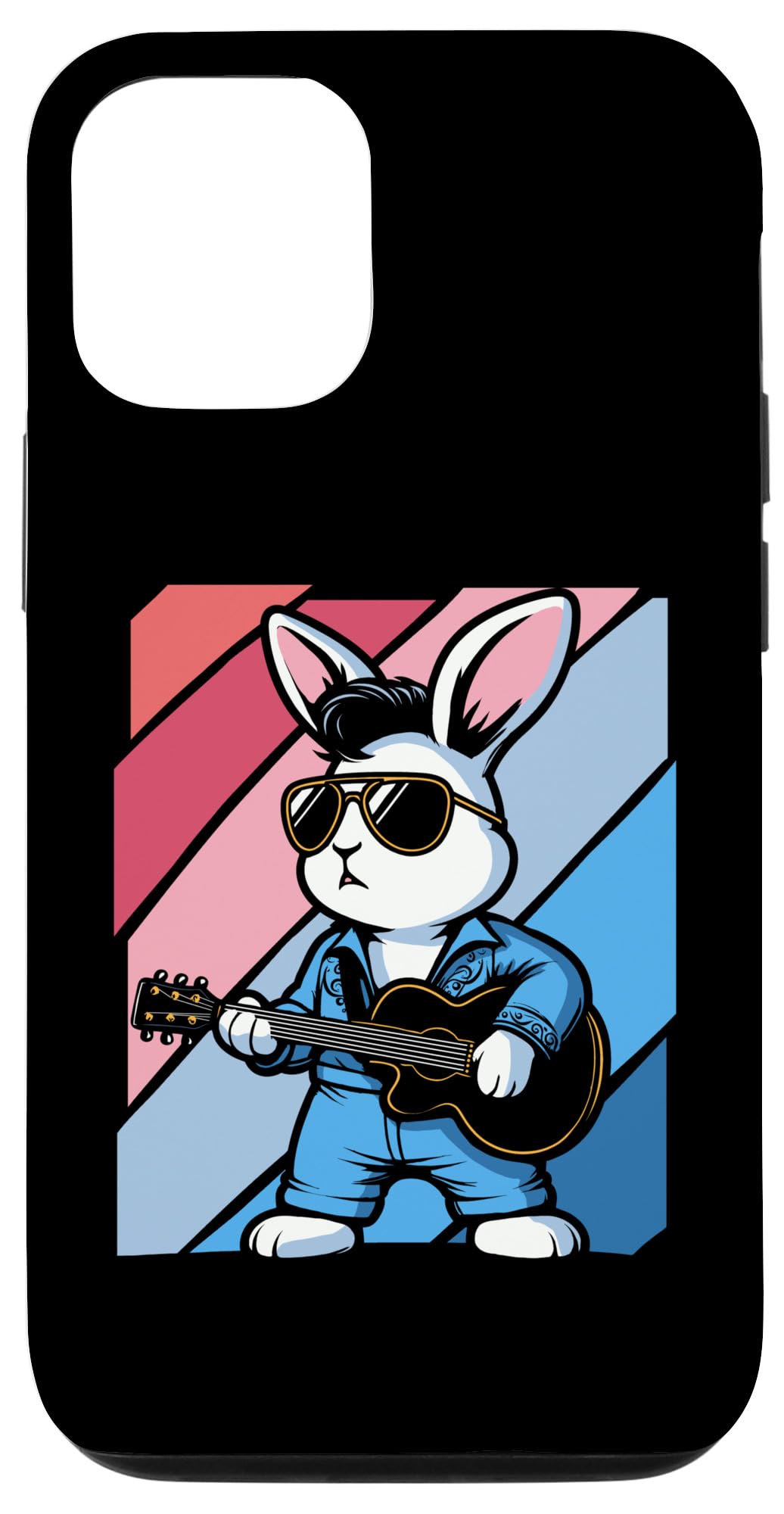 iPhone 15 ロックスターバニーロックシンガーラビット スマホケース