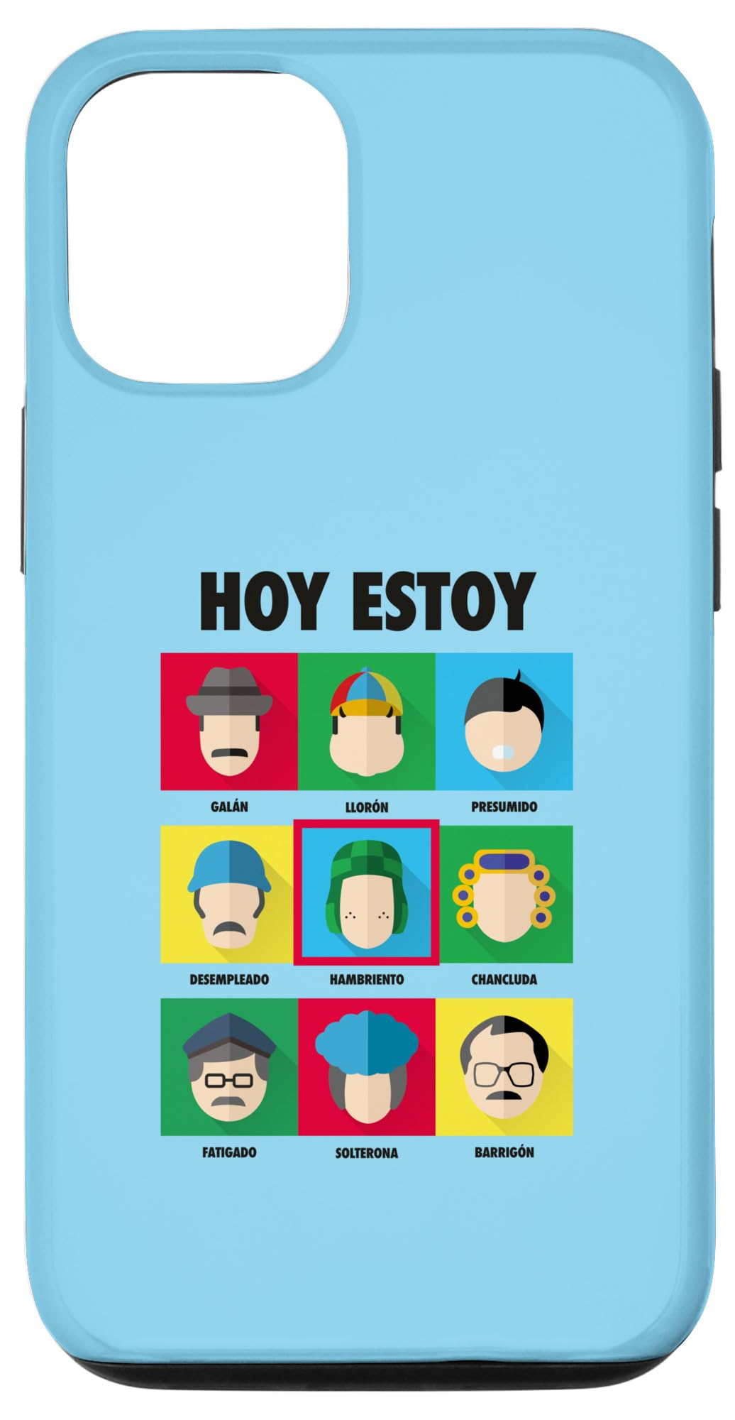 iPhone 12/12 Pro El Chavo - 子供、ティーン、女性、男性向けのカラフルなデザイン スマホケース