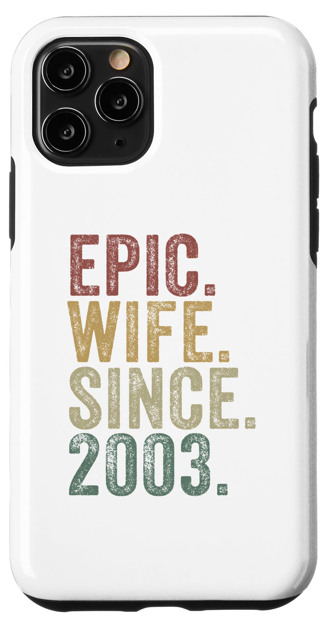 iPhone 11 Pro Epic Wife Since 2003 面白い結婚記念日 配偶者向け スマホケース｜WES STORE