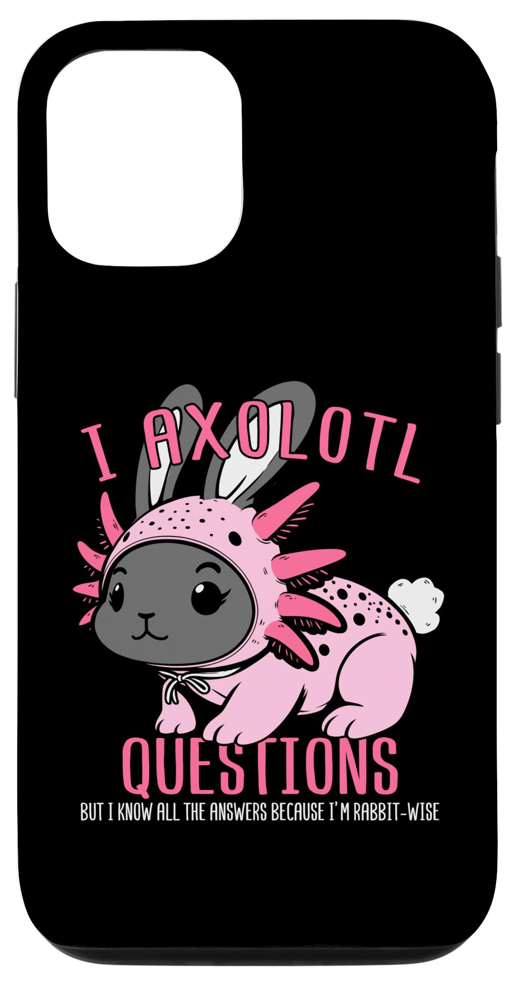 iPhone 15 Axolotl バニー イモリ ウサギ スマホケース