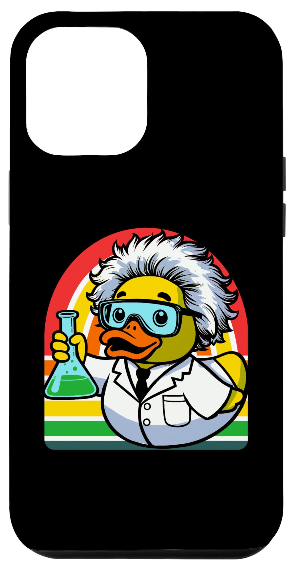 iPhone 13 Pro Max Chemistry Rubber Duck Chemist アヒル スマホケース