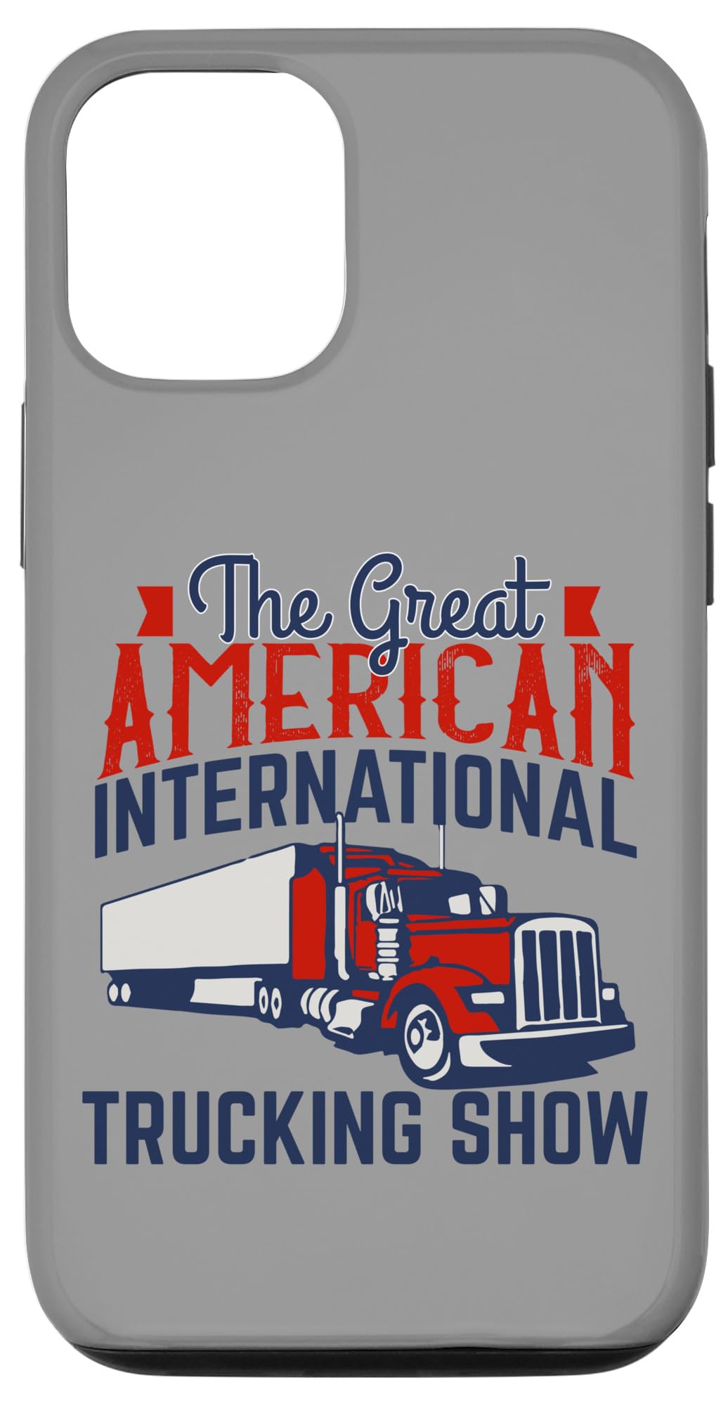 iPhone 15 Pro The Great American International Trucking Show ヴィンテージティーシャツ スマホケース スマートフォン・携帯電話アクセサリー-スマートフォン・タブレット