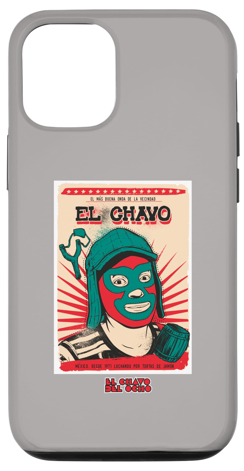 iPhone 12/12 Pro El Chavo - 赤ちゃん、青少年、お上さん、成人男性向けの派手な青写真 スマホケース