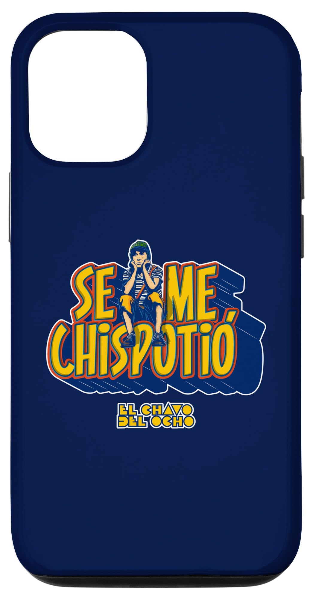 iPhone 12/12 Pro El Chavo - 赤ちゃん、青少年、お上さん、成人男性向けの派手な青写真 スマホケース