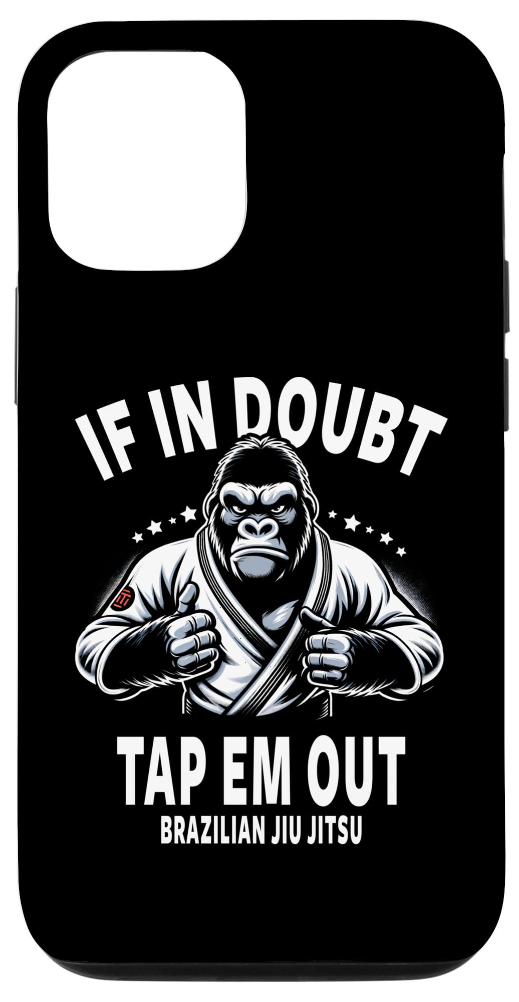 iPhone 12/12 Pro If In Doubt Tap Em Out 面白おかしい柔術 スマホケース