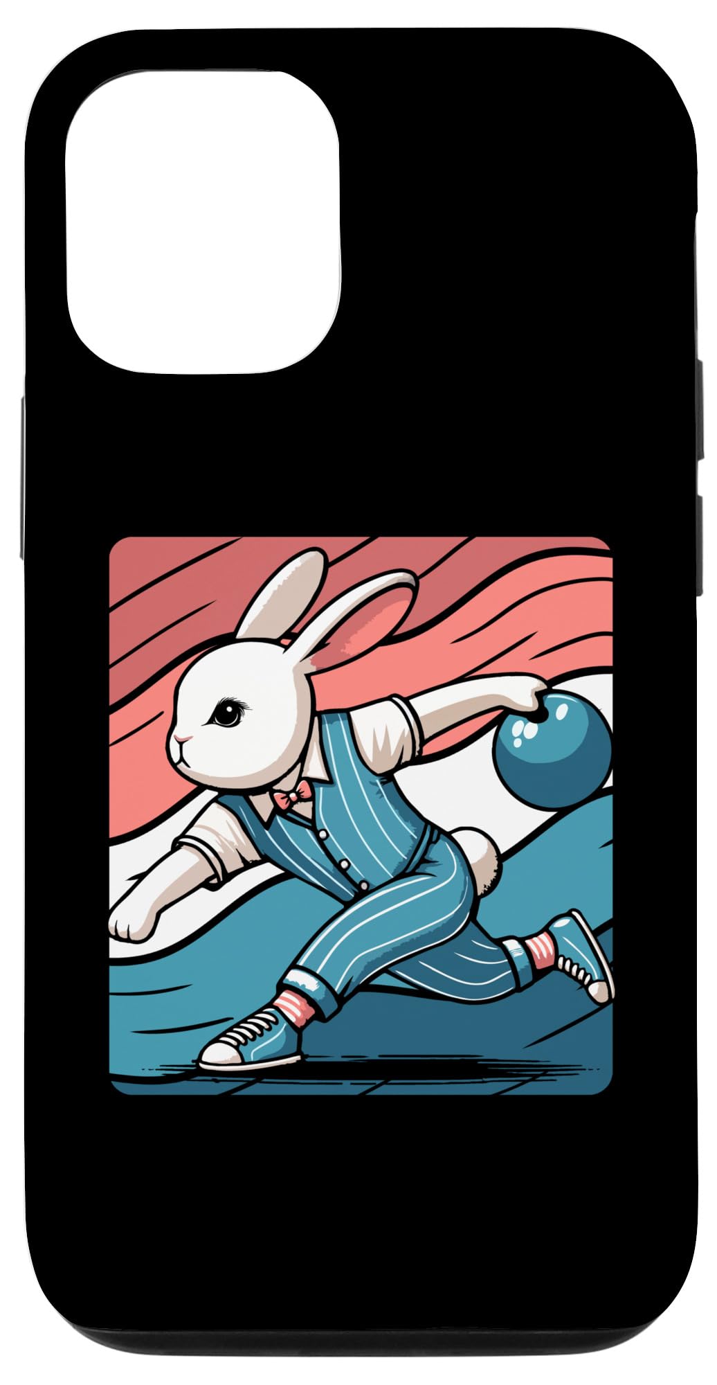 iPhone 15 ボウリング バニー ウサギ ボウラー スマホケース