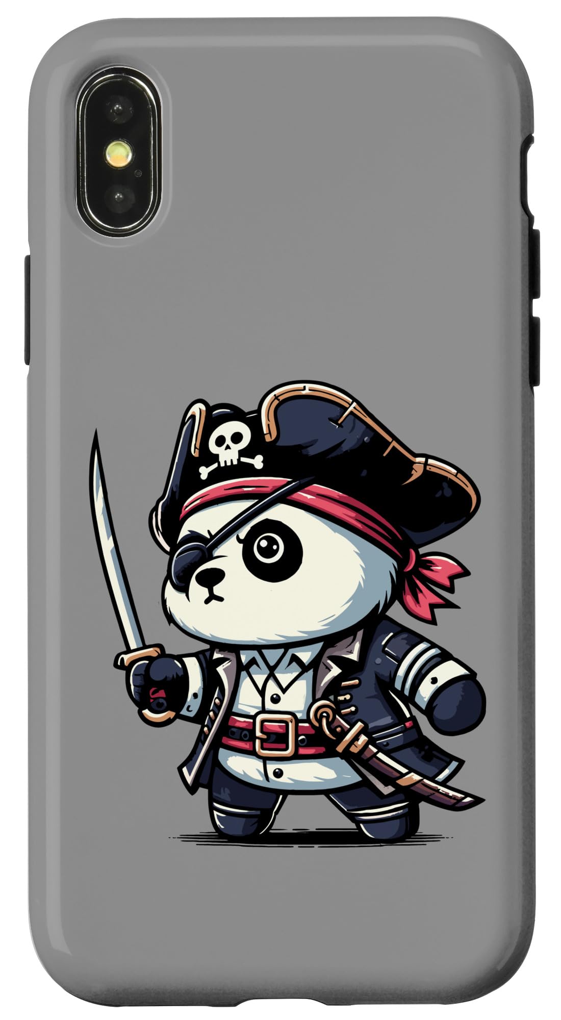 iPhone X/XS パイレーツジャイアントパンダベア スマホケース