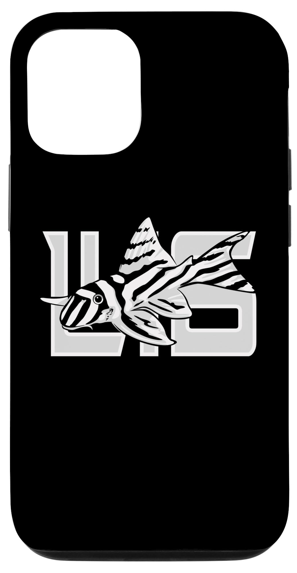 iPhone 12/12 Pro ゼブラPleco L46 Pleco Hypashistrus ゼブラL046 スマホケース