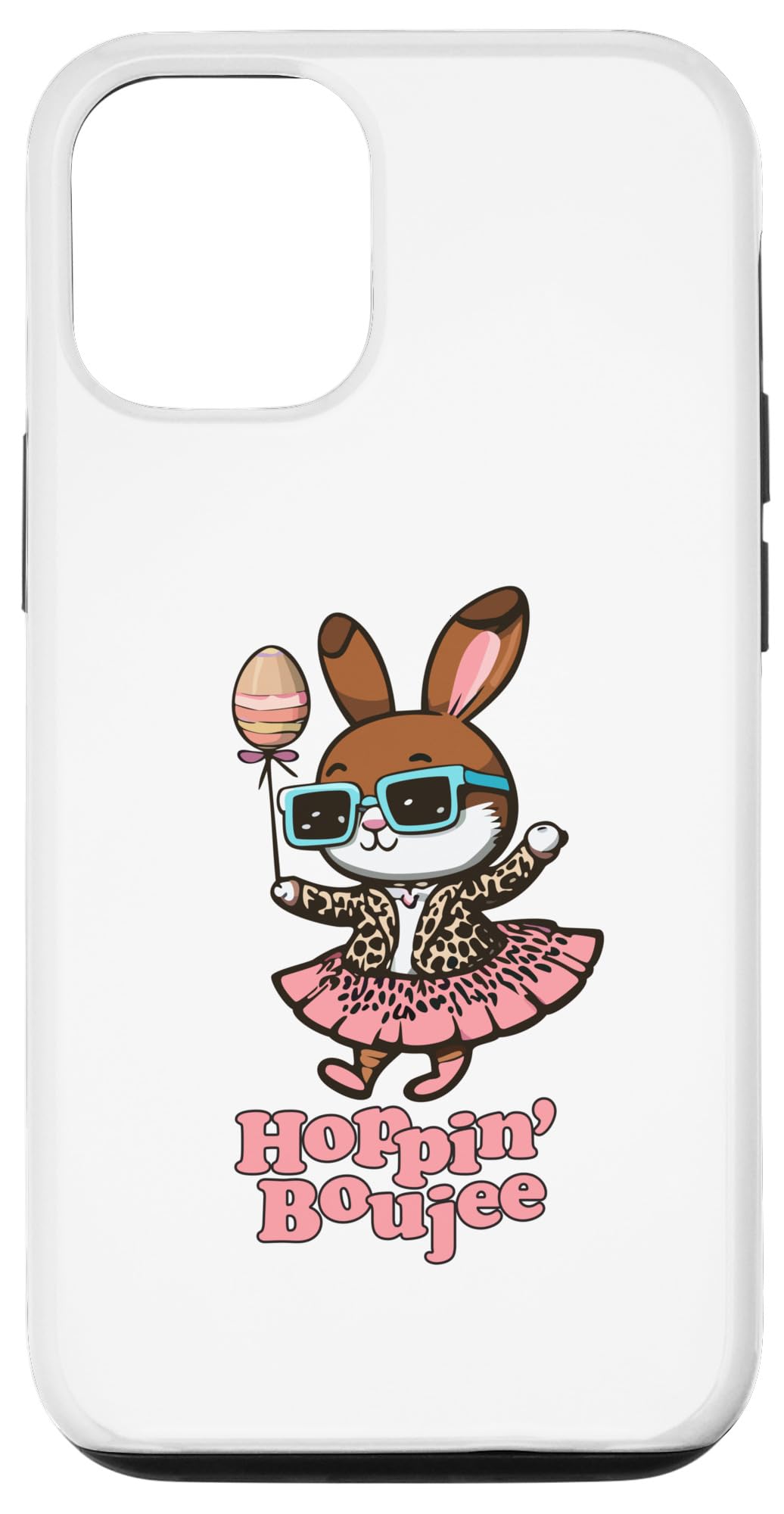 iPhone 15 So Hoppin Boujee イースターバニー ヒョウ柄 ブジーラビット スマホケース