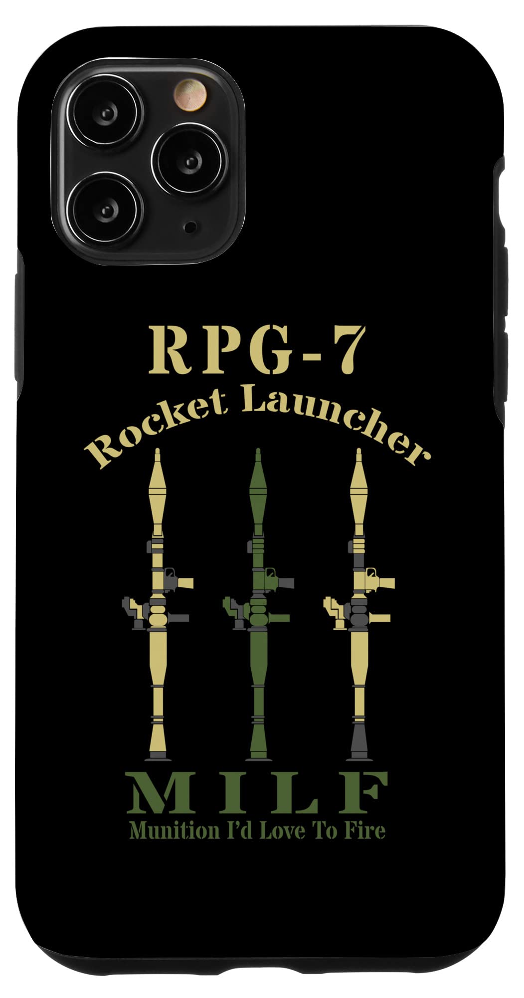 iPhone 11 Pro RPG バズーカ ロケットランチャー MILF スマホケース
