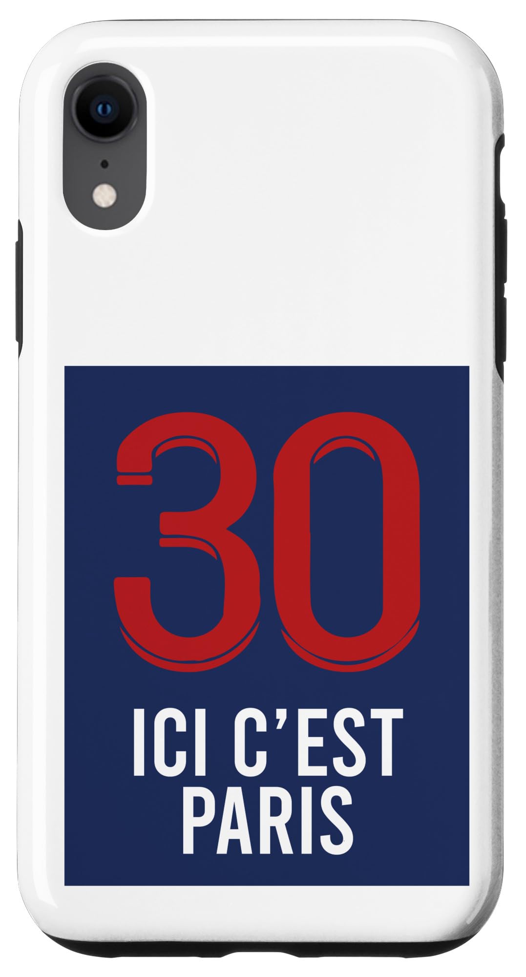 iPhone XR ICI C\u0027EST PARIS 30 蹴球気違いかかわり合い商いもの スマホケース