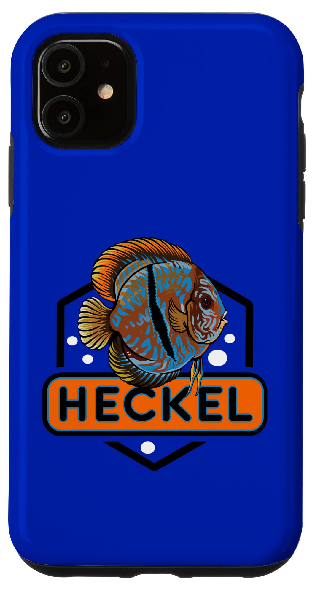 iPhone 11 Heckel Discus アクアリウム 魚 シクリッド シンフィソドン アクアリスト スマホケース