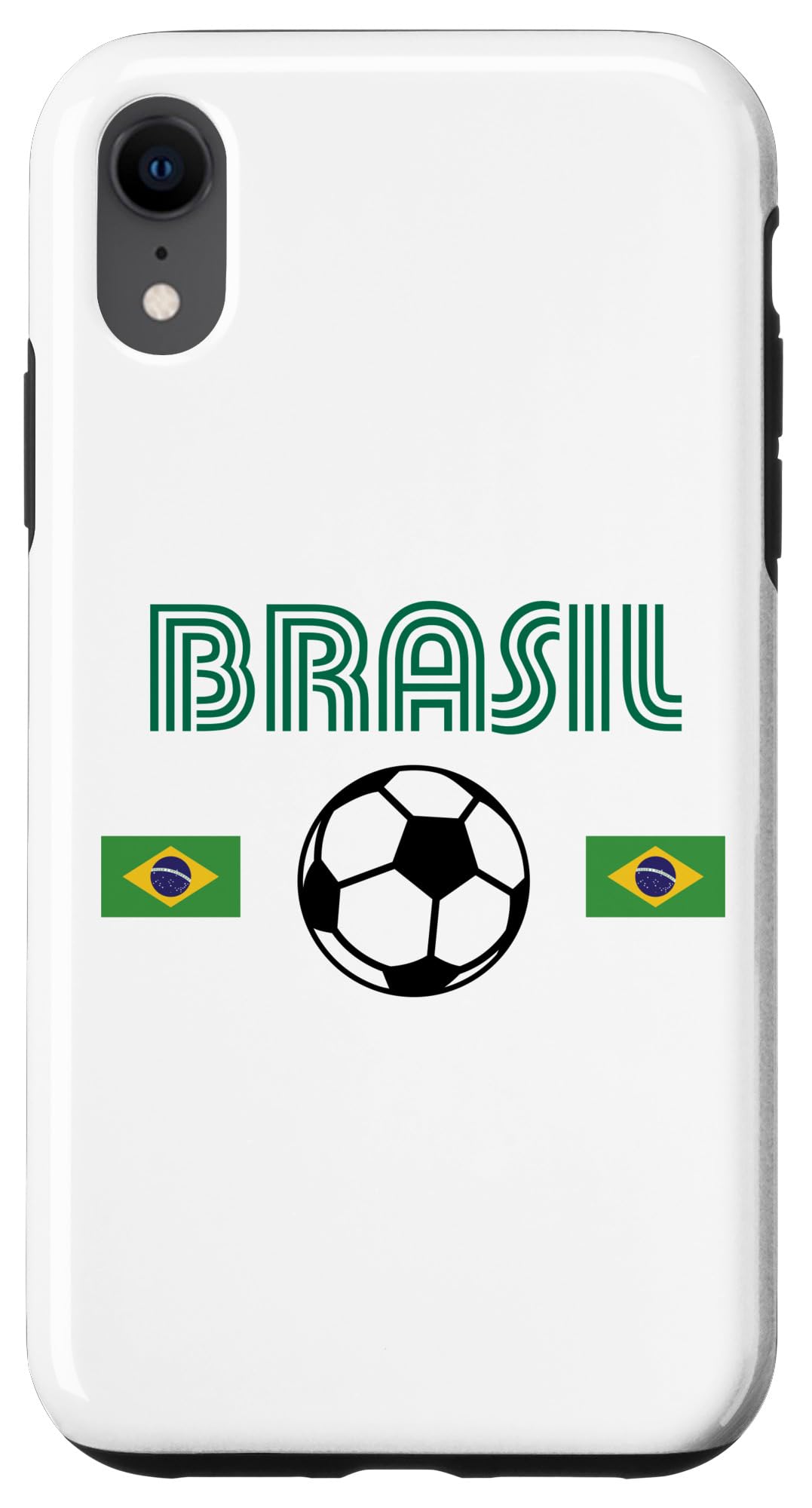 iPhone XR ブラジル連邦共和国 蹴球気違いかかわり合い商いもの スマホケース