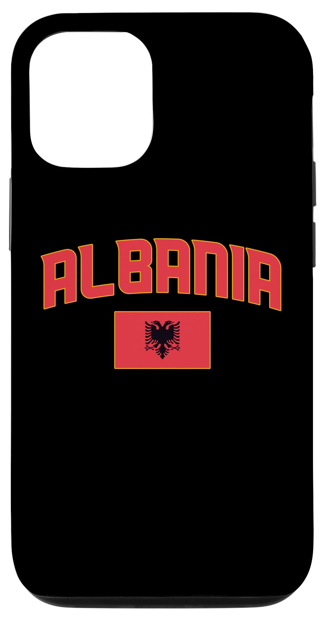 iPhone 14 Shqip・・ria、アルバニア、フラムリ Shqiptar アルバニア愛国旗 スマホケース