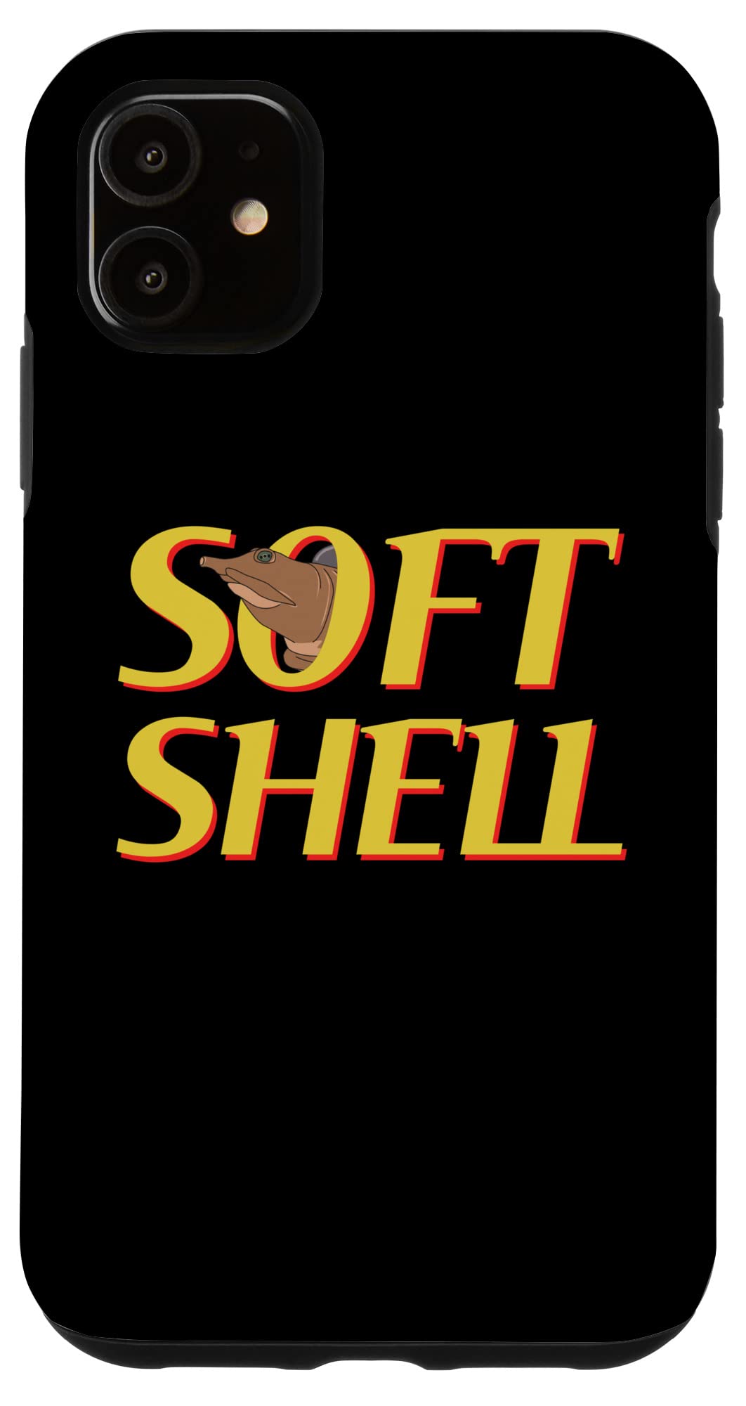 iPhone 11 ソフトシェル 亀 アワビ ペロディスカス トリオニキス ソフトシェル スマホケース