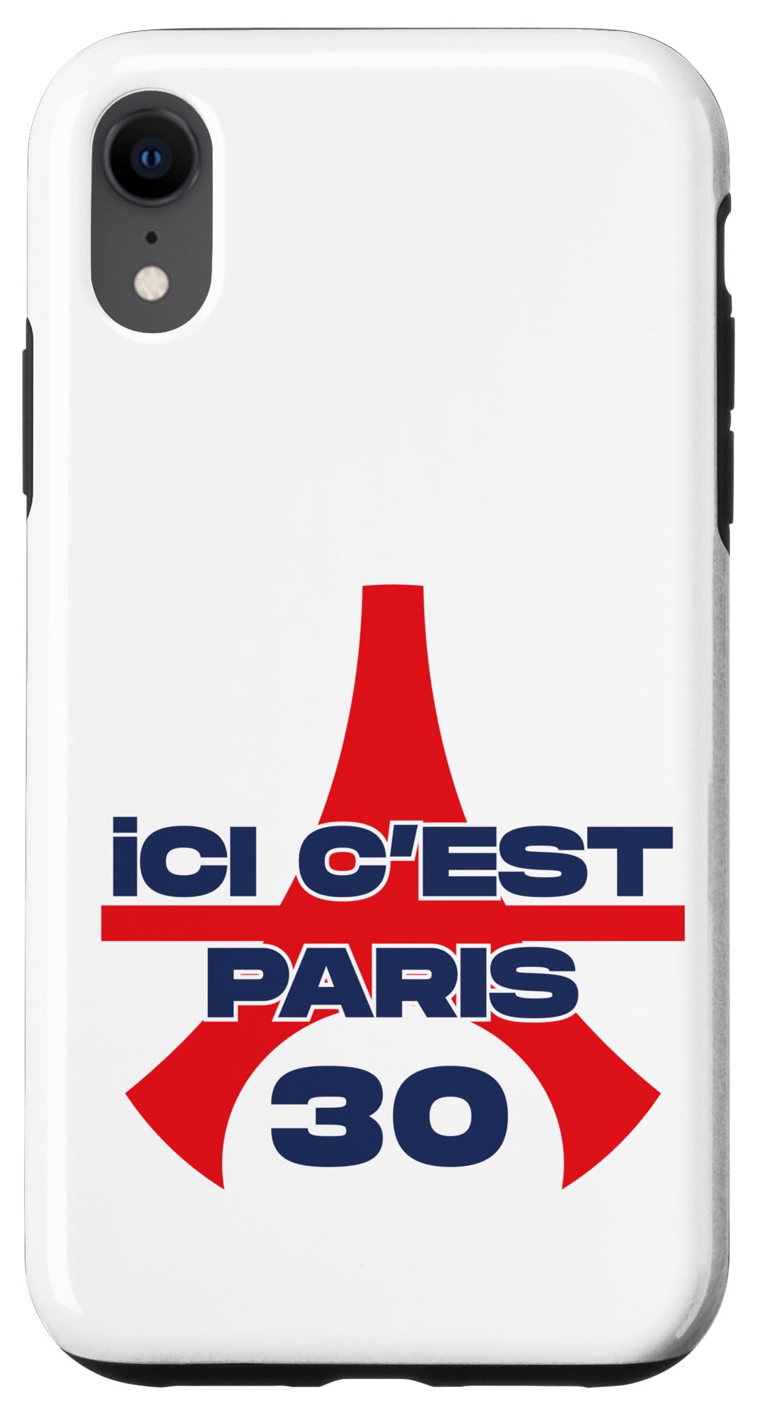 iPhone XR ICI C\u0027EST PARIS 30 蹴球気違いかかわり合い商いもの スマホケース