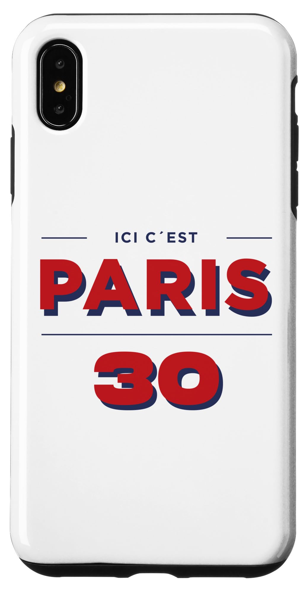 iPhone XS Max ICI C\u0027EST PARIS 30 蹴球気違いかかわり合い商いもの スマホケース