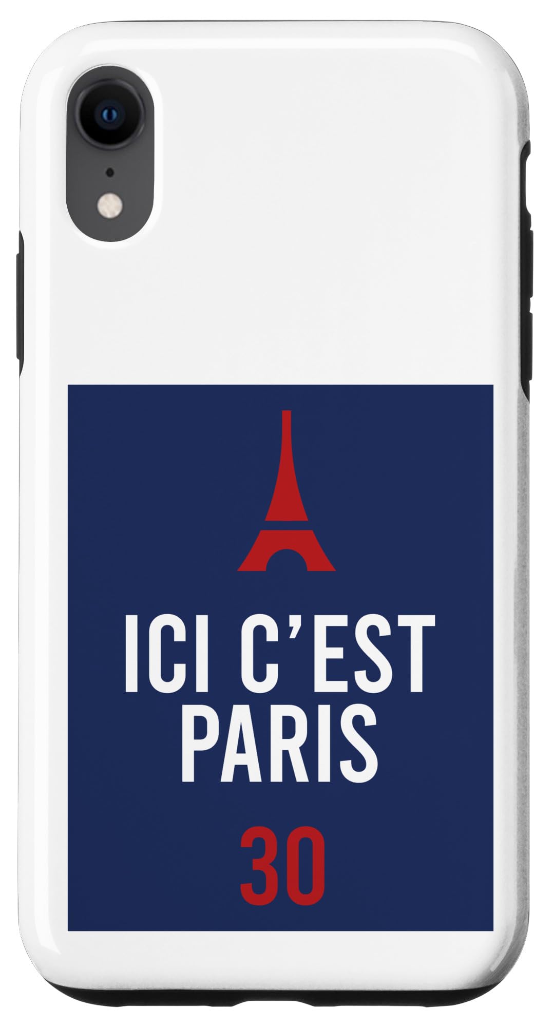 iPhone XR ICI C\u0027EST PARIS 30 蹴球気違いかかわり合い商いもの スマホケース