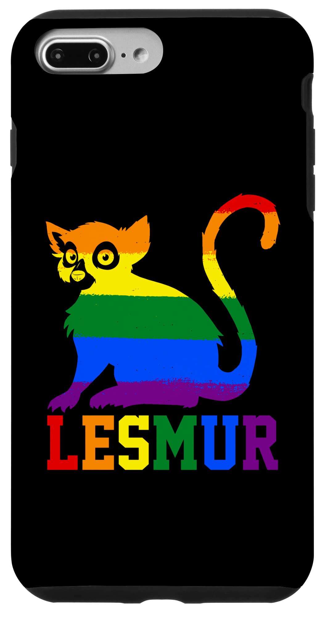 iPhone 7 Plus/8 Plus キツネザル愛好家 - LGBT同盟国のゲイ権利活動家LGBTサポーター スマホケース