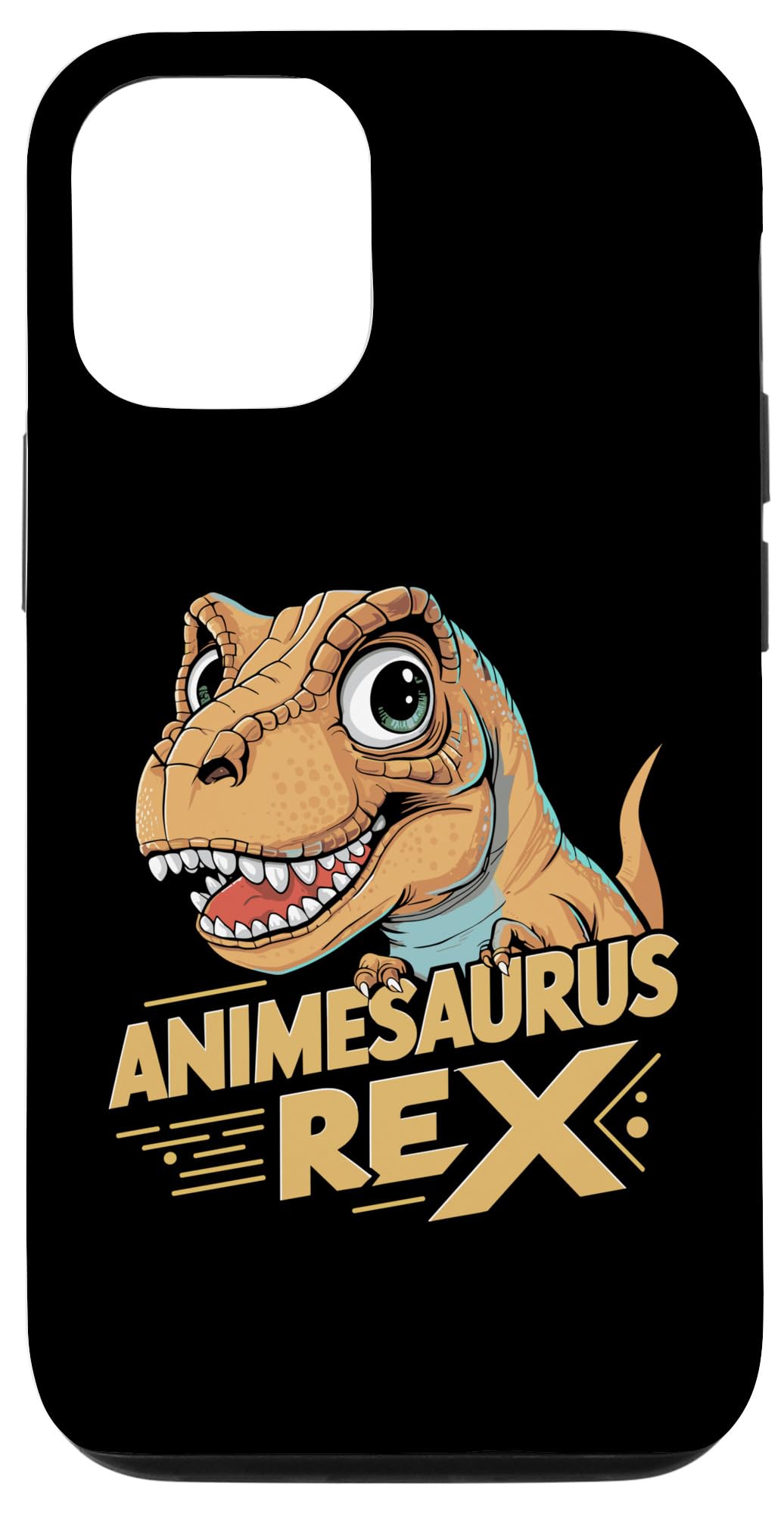 iPhone 12/12 Pro おもしろアニメ T-Rex アニメサウルスレックス スマホケース